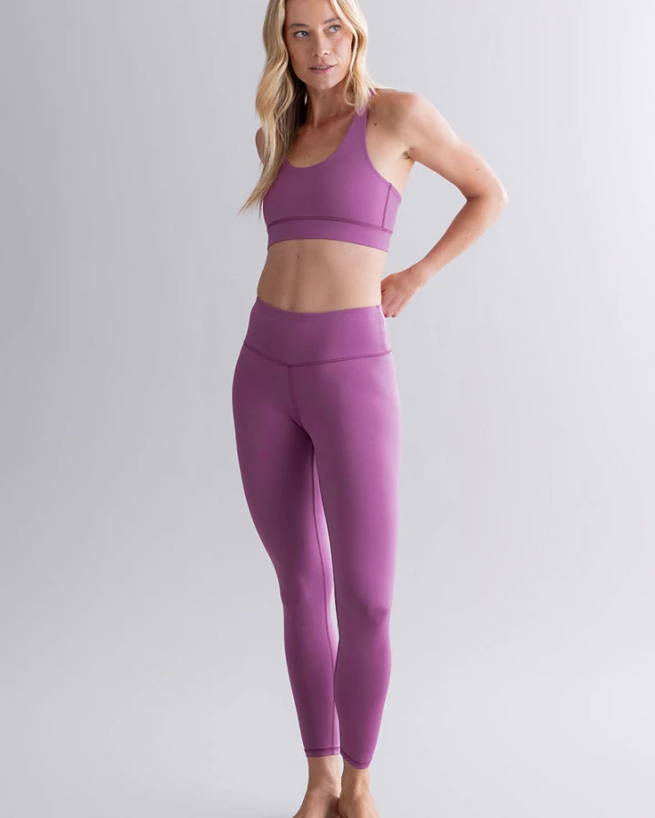 Hey Honey Leggings Cropped - Striking Purple