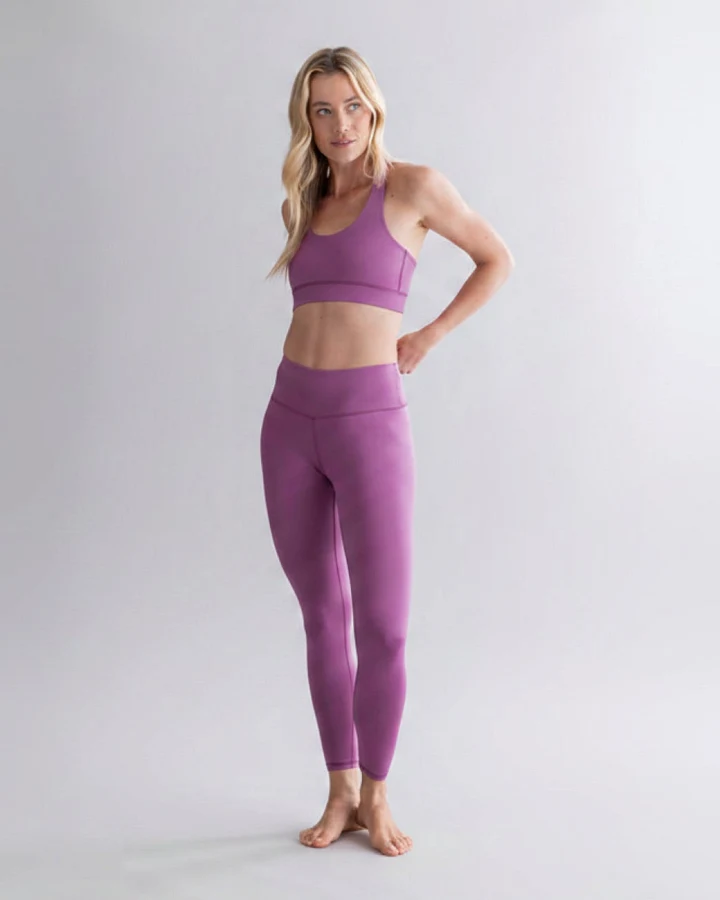 Hey Honey Leggings Cropped - Striking Purple
