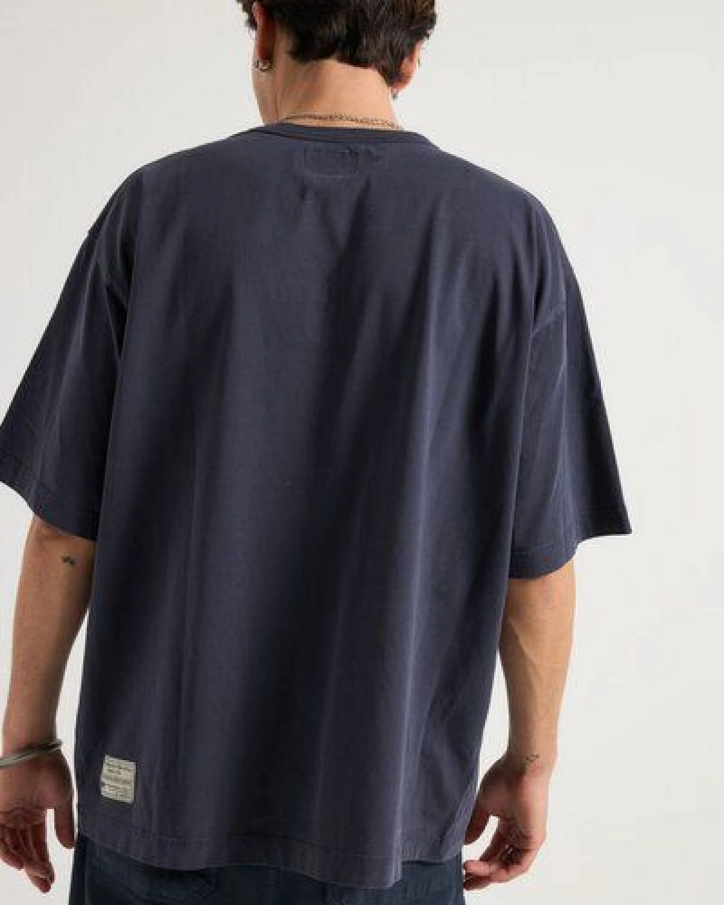 Trendsplant Bench Oversized T-Shirt Baritone Blue – Ansicht 3