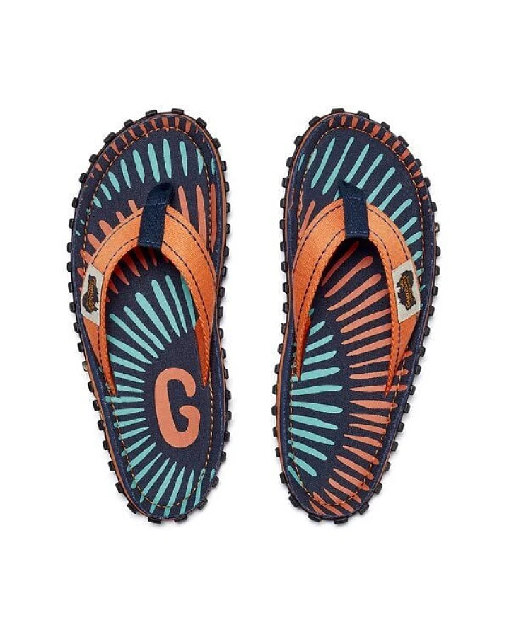 GUMBIES Tangerine Burst - Flip Flops für Damen und Herren