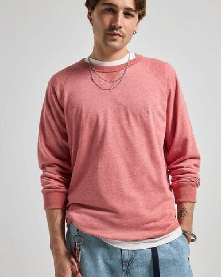 Trendsplant Essential Lightweight Sweatshirt Salty Red