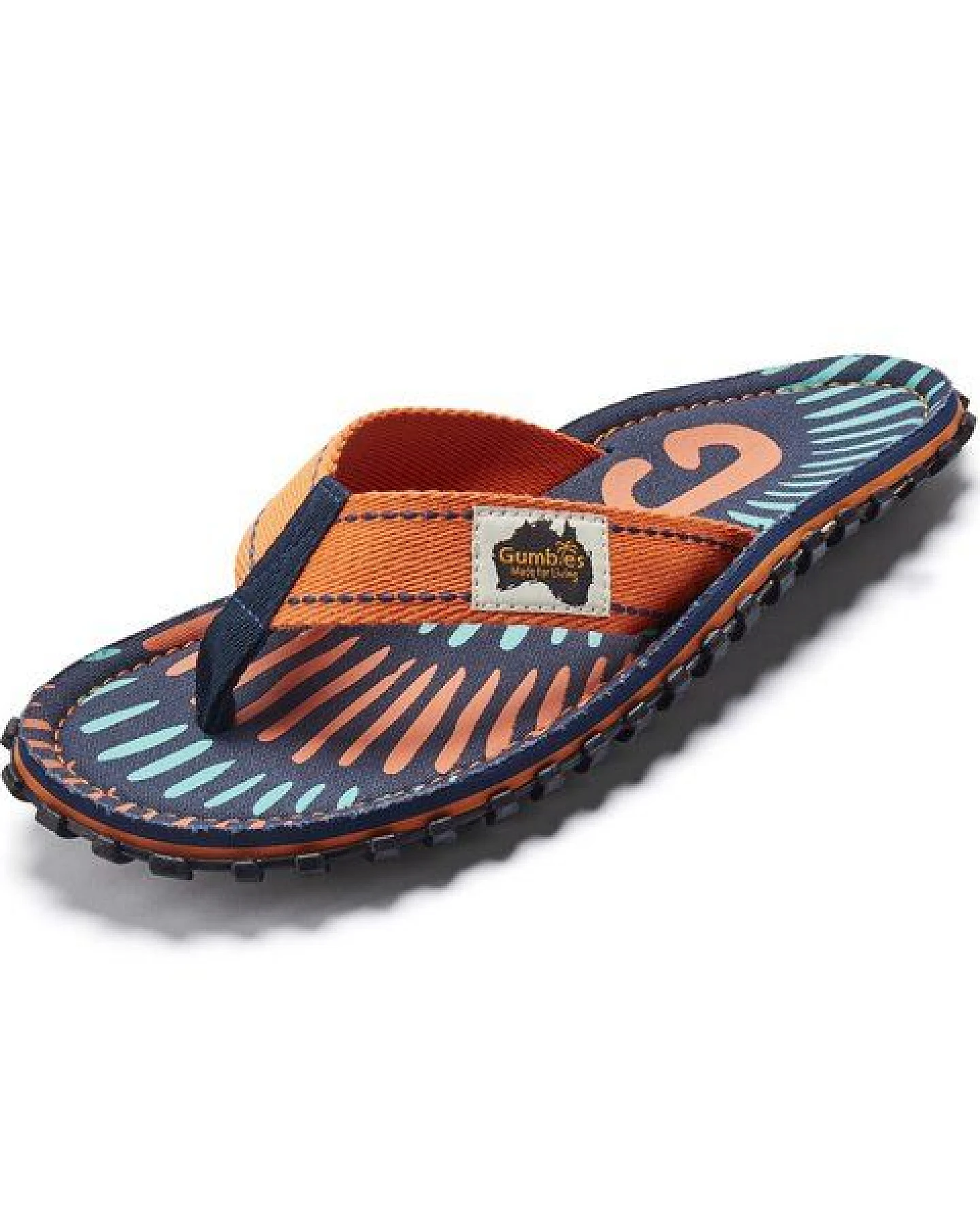 GUMBIES Tangerine Burst - Flip Flops für Damen und Herren – Ansicht 4
