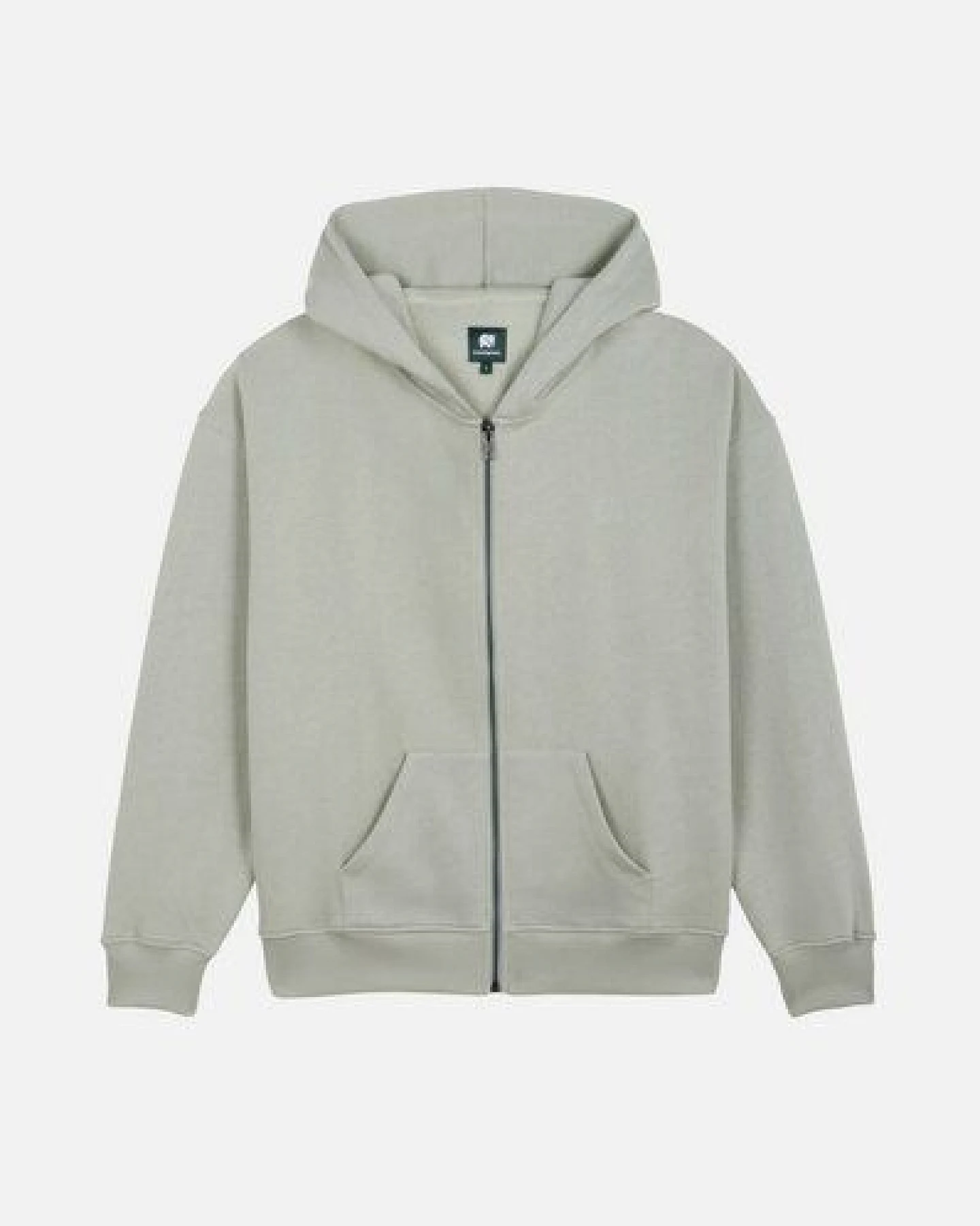 Trendsplant Women’s Essential Zip Hoodie Coastal Fog – Ansicht 2