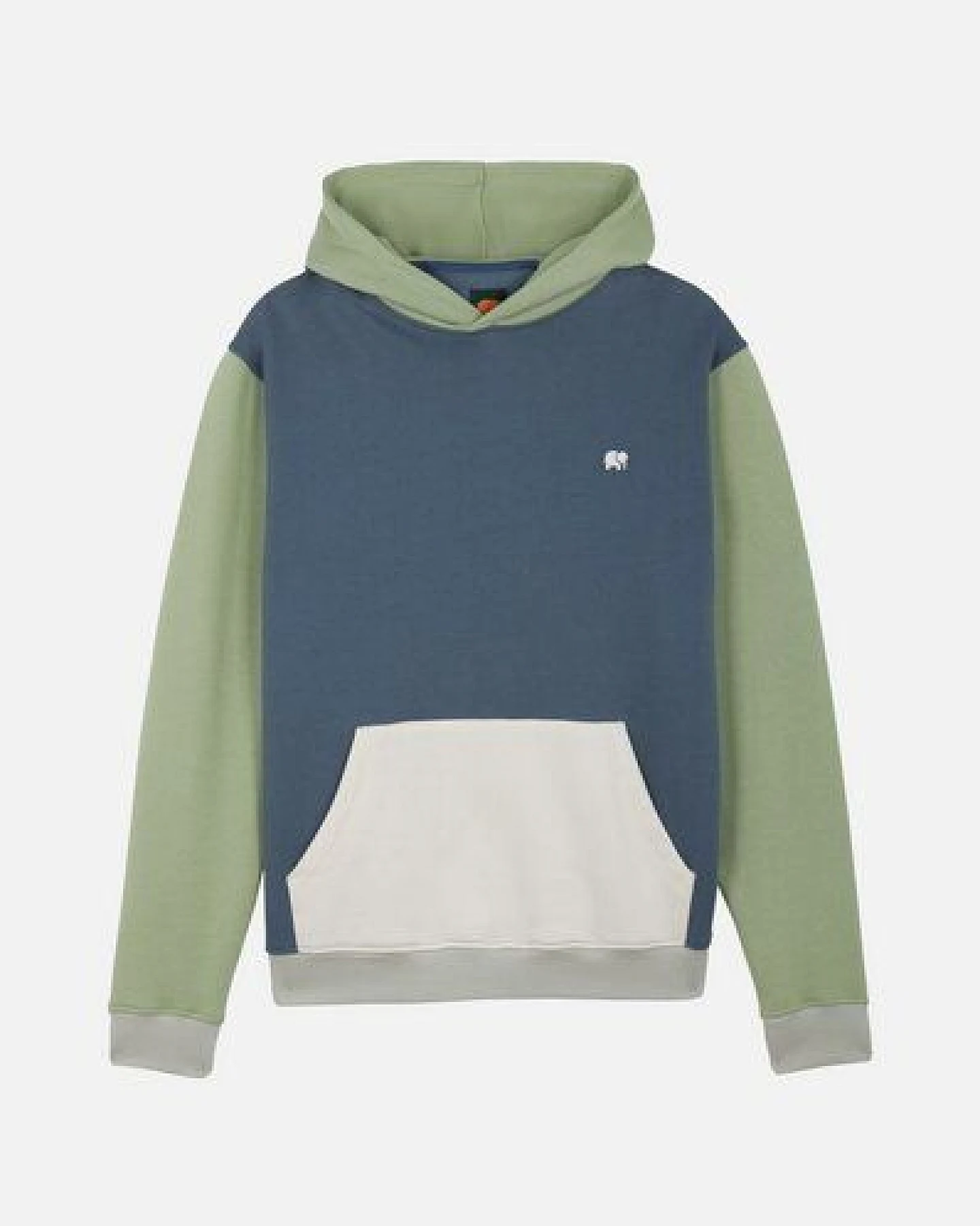 Trendsplant Color Block Hoodie Deep Spruce – Ansicht 2
