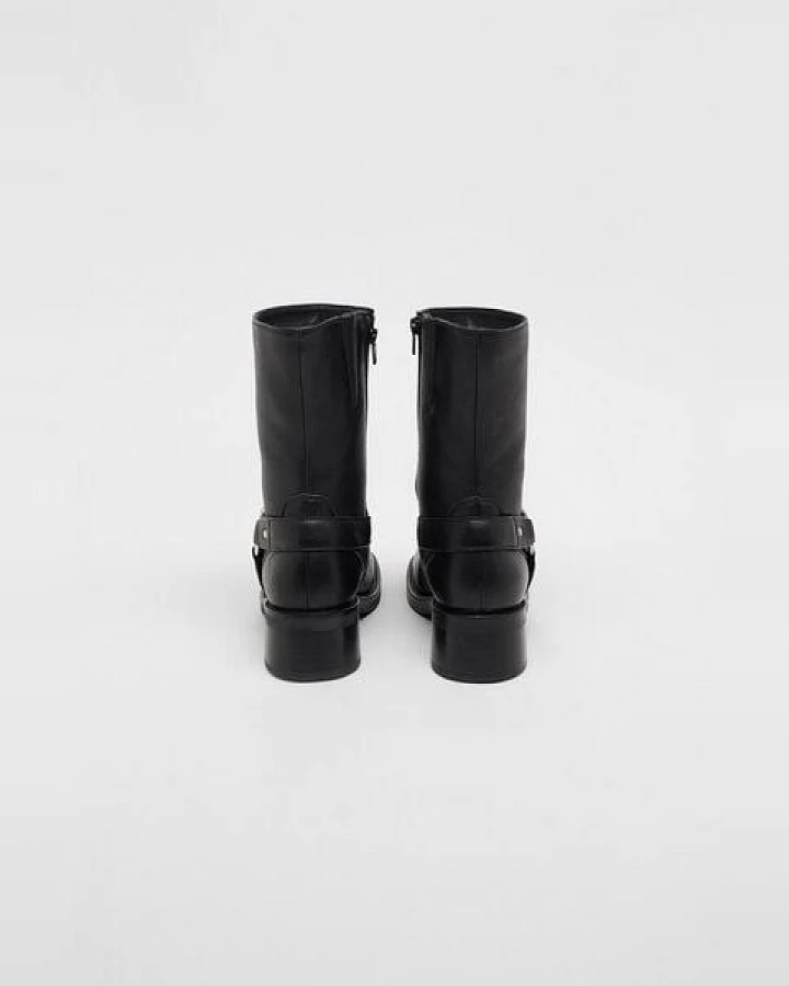 LANIUS Biker Boot aus vegetabil gegerbtem Leder