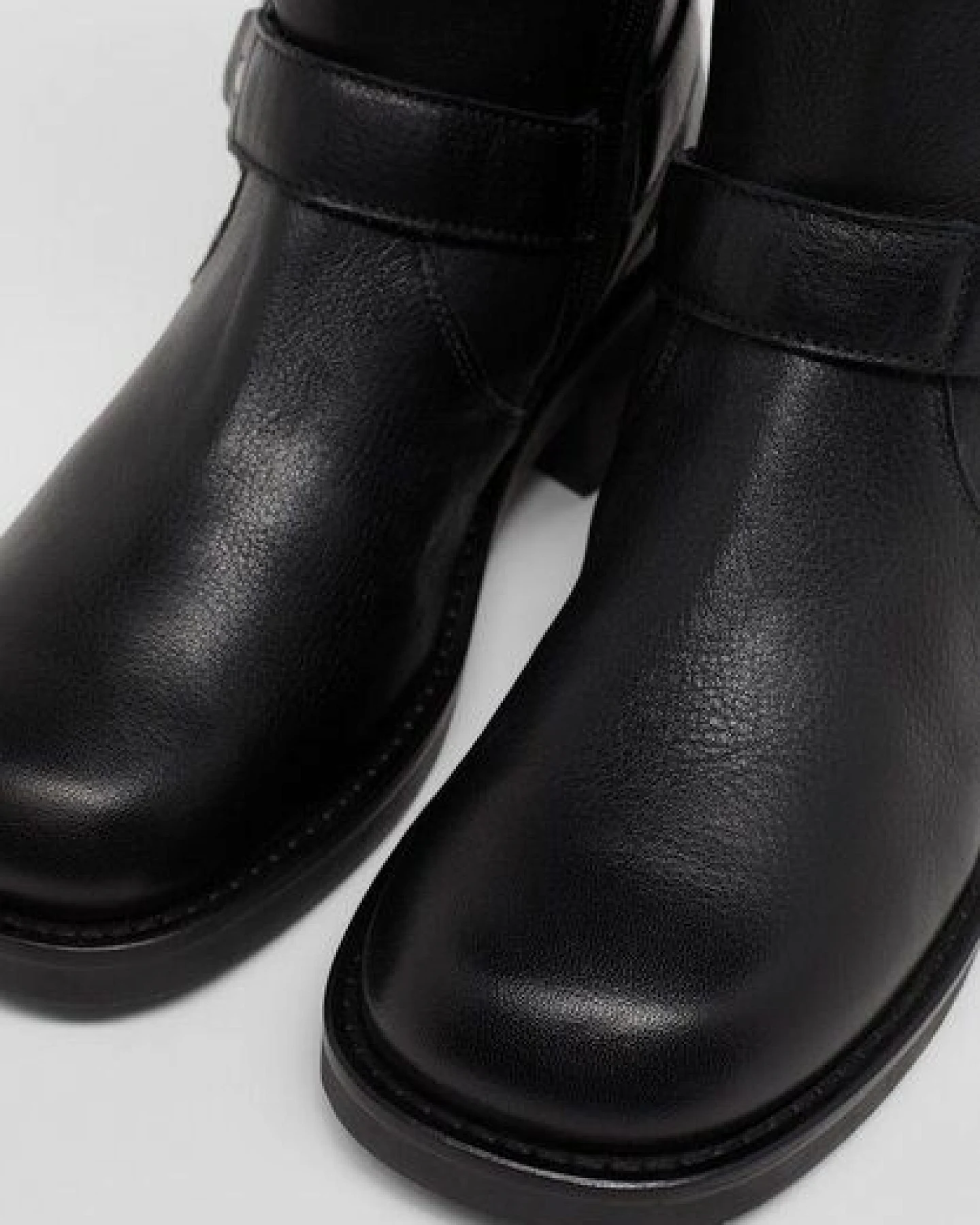 LANIUS Biker Boot aus vegetabil gegerbtem Leder – Ansicht 3