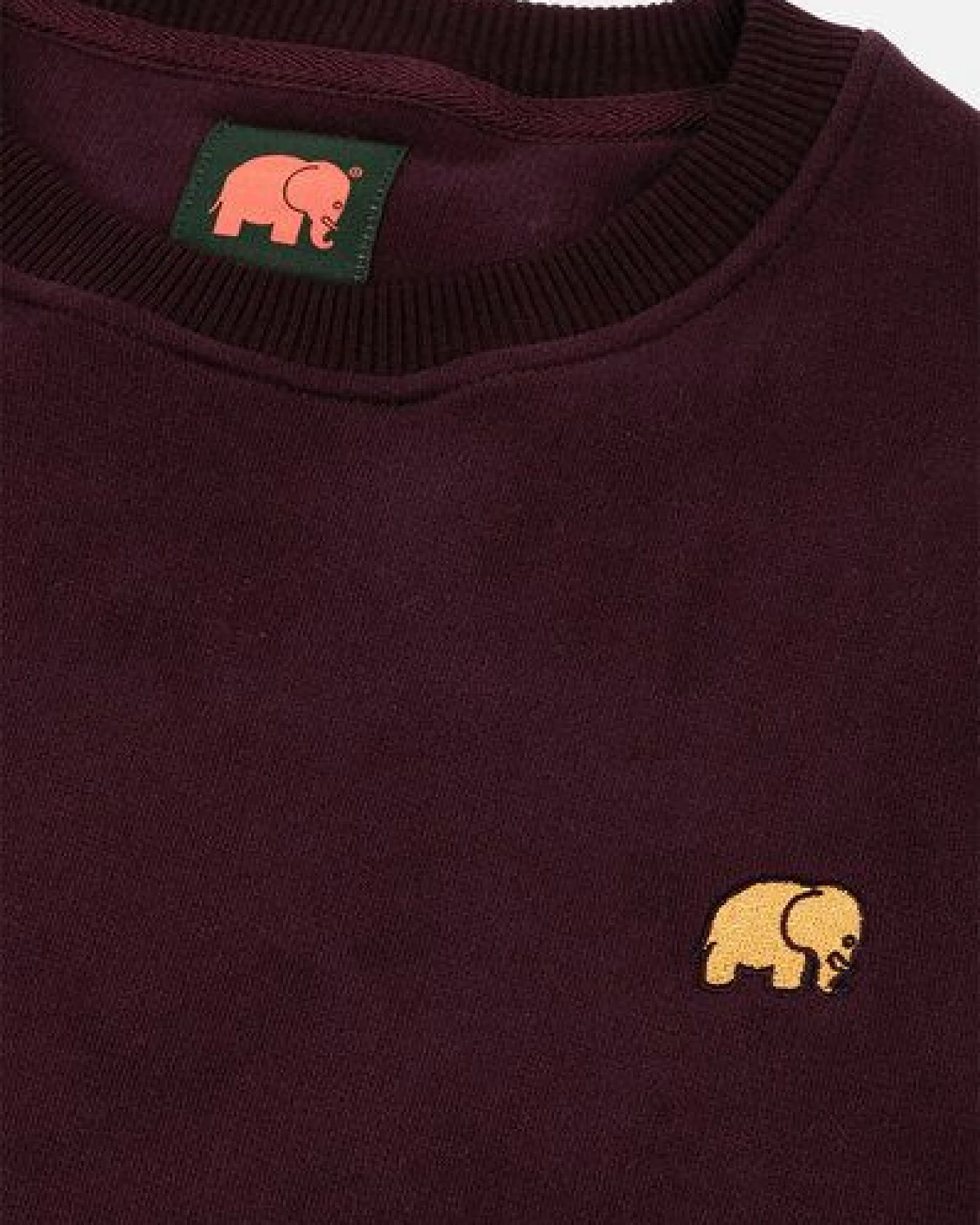 Trendsplant Organic Essential Sweatshirt Wine Red – Ansicht 4