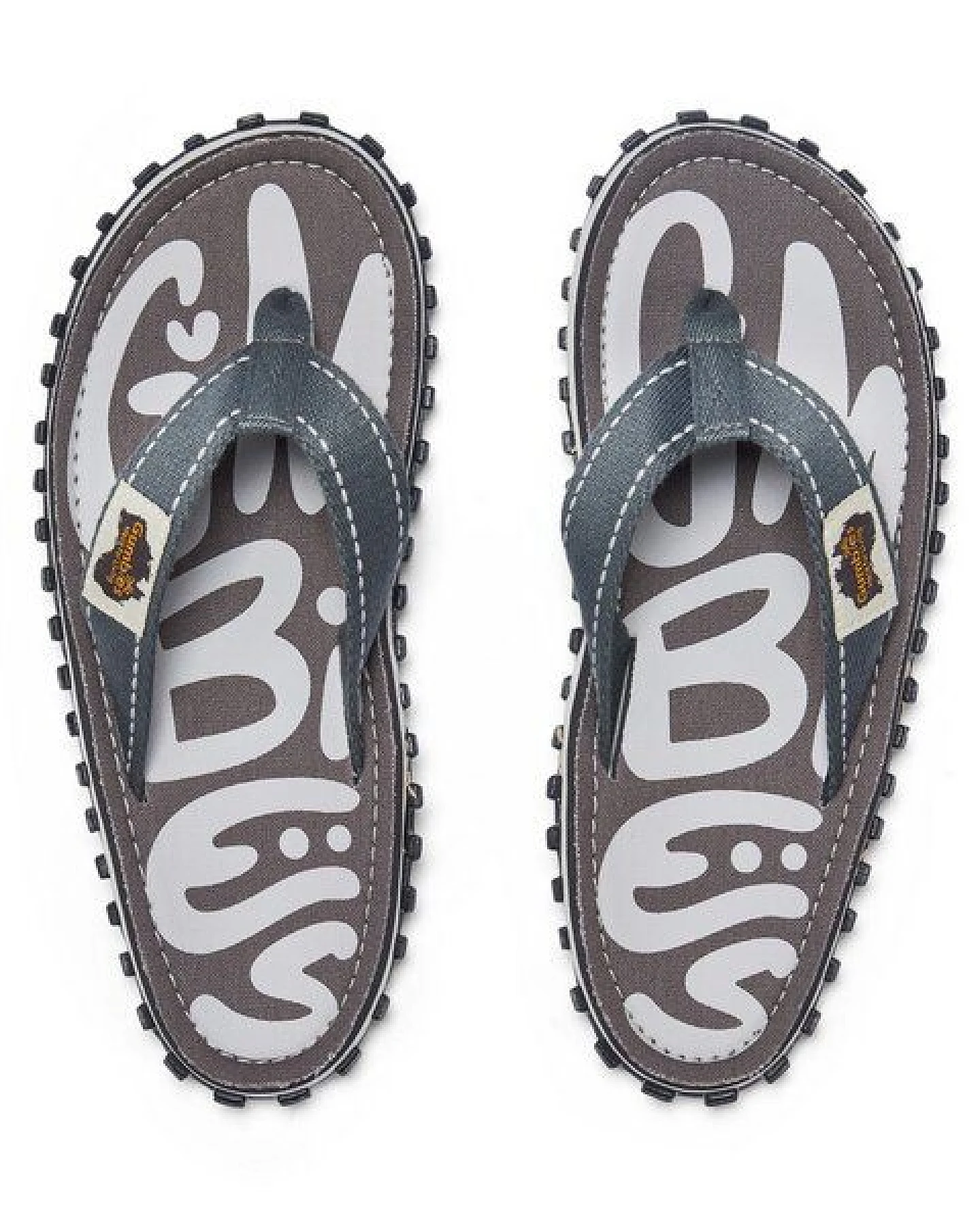 GUMBIES Urban Grey – Nachhaltige Zehensandalen für Damen und Herren – Ansicht 3