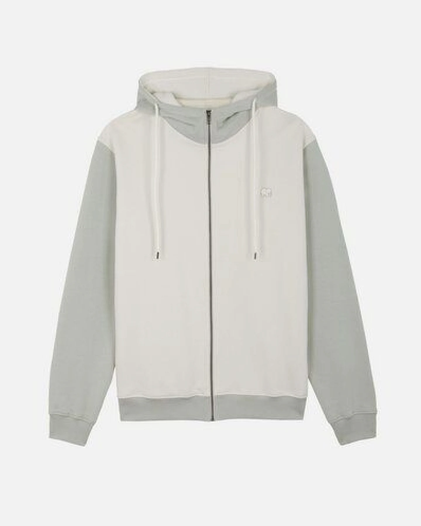 Trendsplant Color Block Zip Hoodie Sea Glass – Ansicht 2