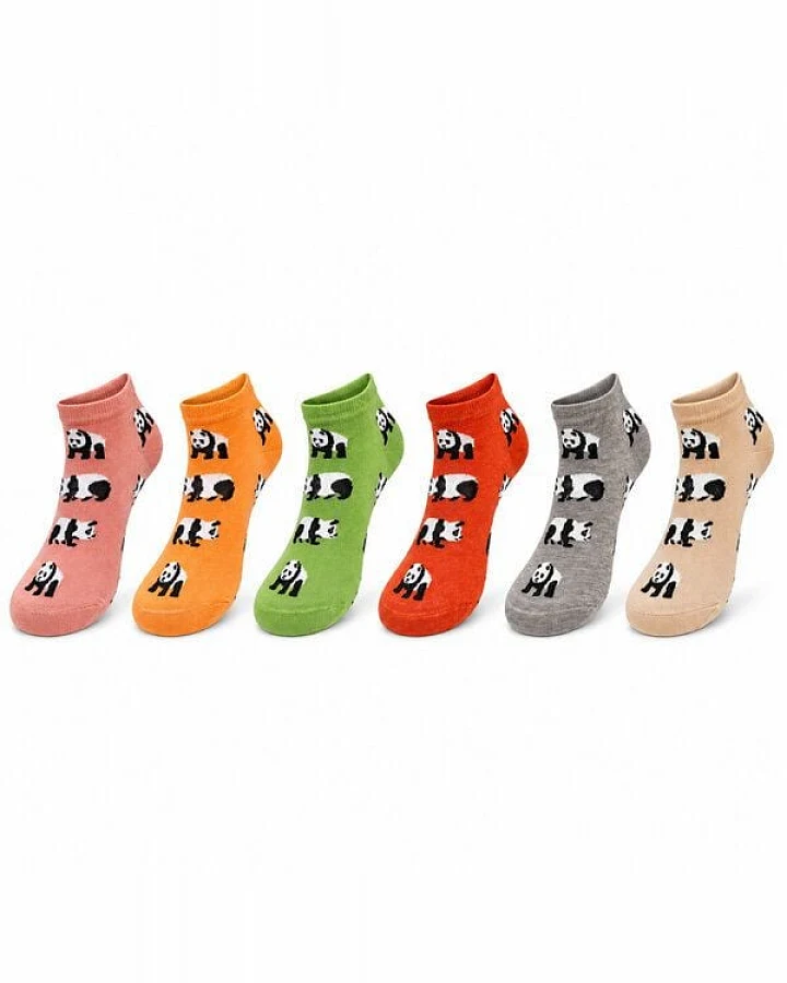 Bruno Barella Bio Sneaker Socken Damen 36–40 – Pastell Mix 6er Set aus Bio-Baumwolle
