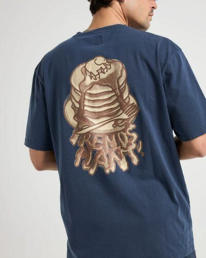 Trendsplant Panqueque T-Shirt Pageant Blue