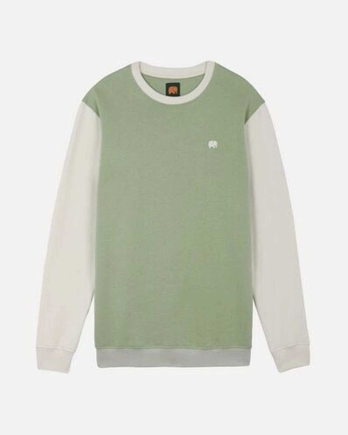 Trendsplant Color Block Sweatshirt Salted Moss – Ansicht 2