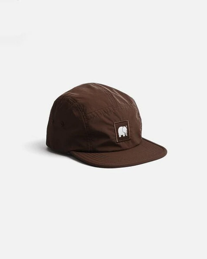 Trendsplant Water Repellent Nylon 5 Panel Cap Espresso