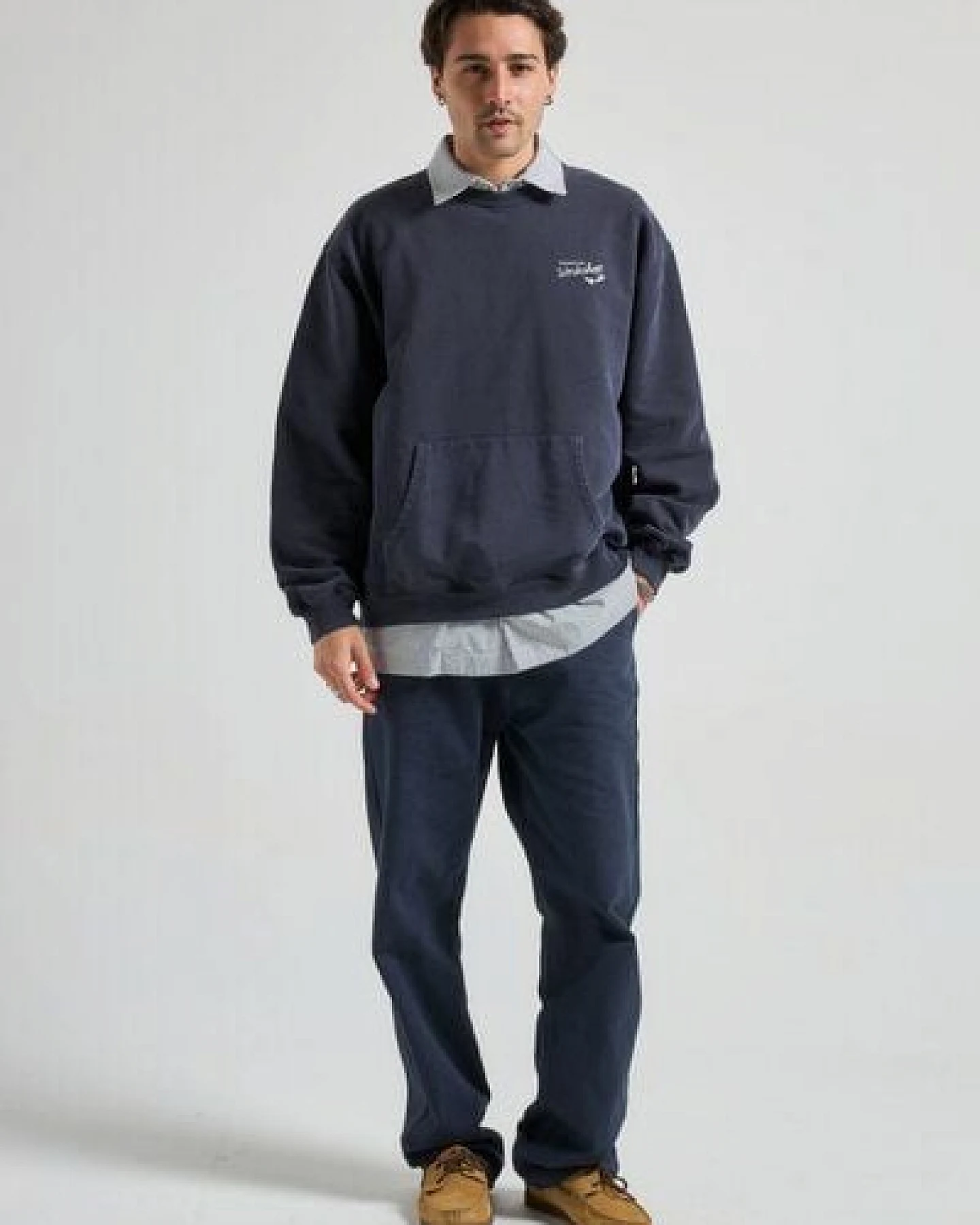 Trendsplant The Garage Sweatshirt Baritone Blue – Ansicht 4