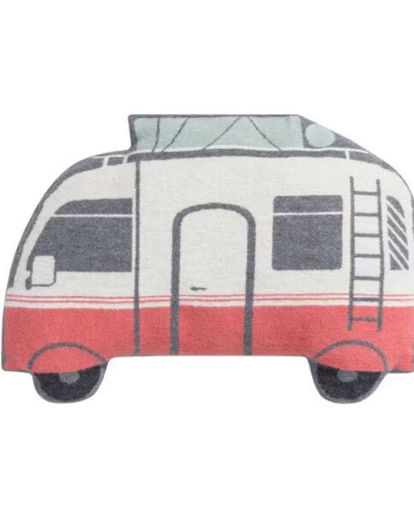 David Fussenegger Großes Kissen „Camper“, 33 x 43 cm aus Recycling-Baumwolle – Ansicht 2
