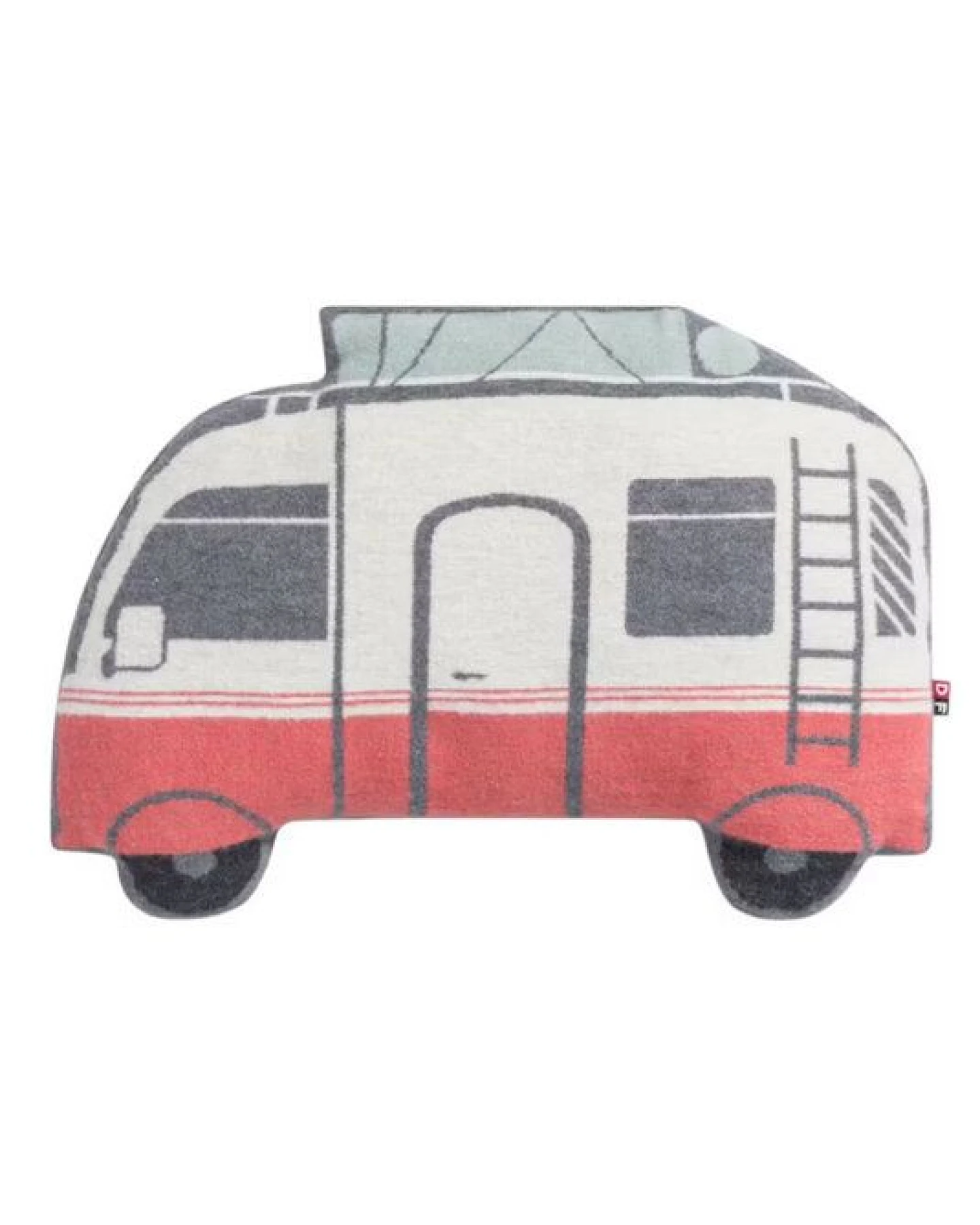 David Fussenegger Großes Kissen „Camper“, 33 x 43 cm aus Recycling-Baumwolle – Ansicht 2