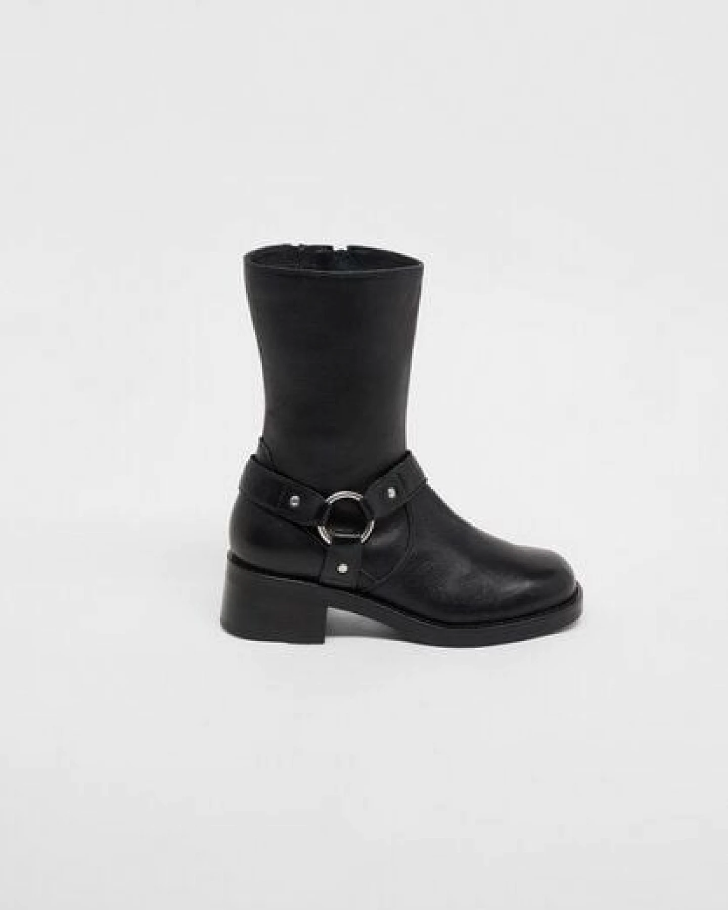 LANIUS Biker Boot aus vegetabil gegerbtem Leder – Ansicht 4
