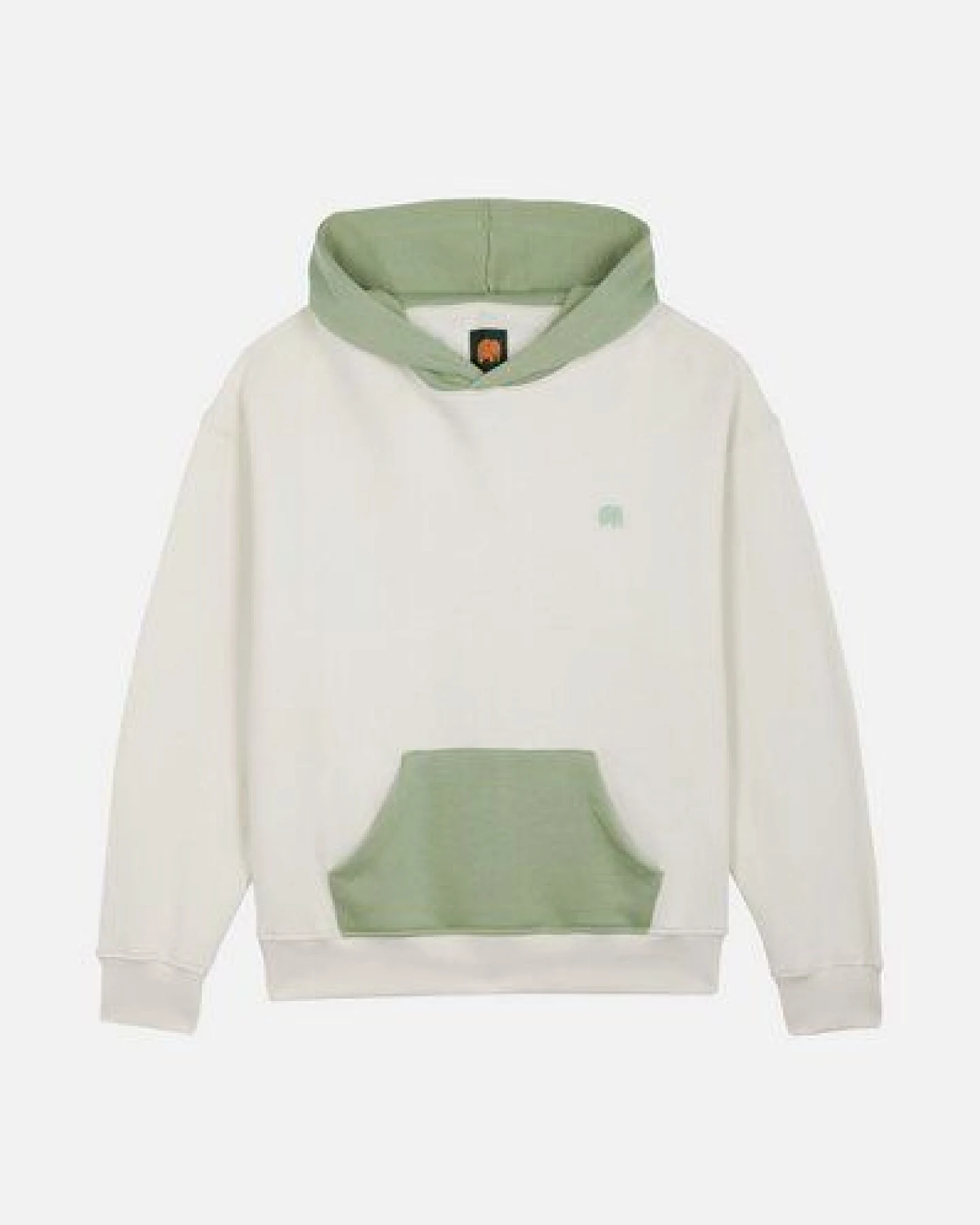 Trendsplant Women’s Color Block Oversized Hoodie Sea Glass – Ansicht 2