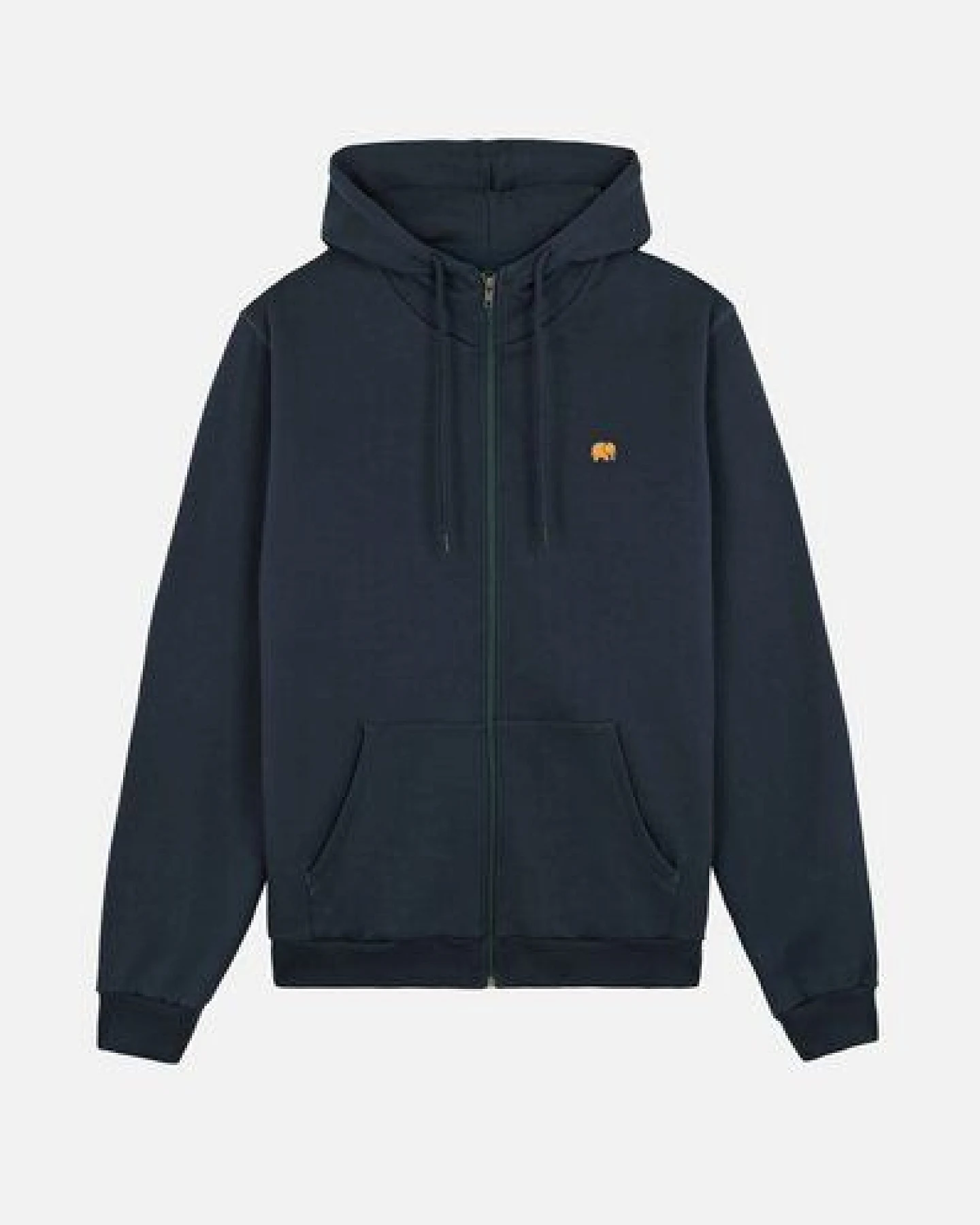 Organic Essential Zip Hoodie Trendsplant Blue – Ansicht 2