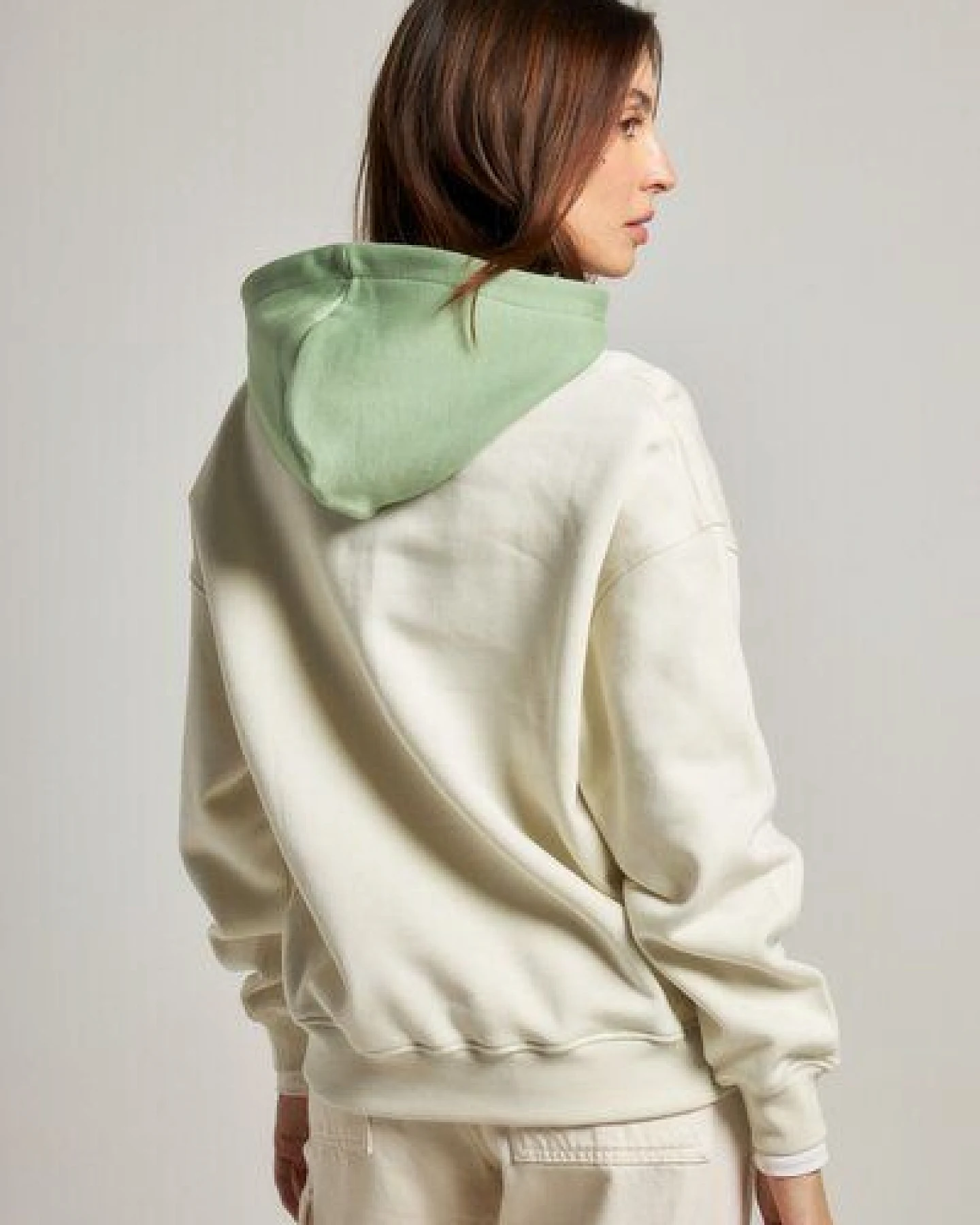 Trendsplant Women’s Color Block Oversized Hoodie Sea Glass – Ansicht 3