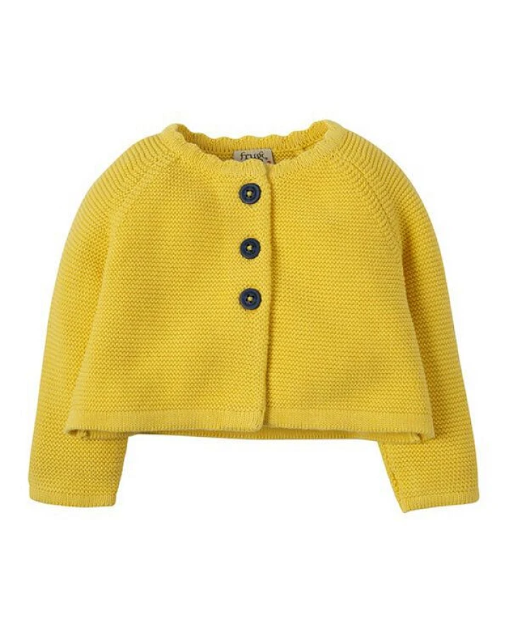 Frugi Strickjacke Carrie in gelb
