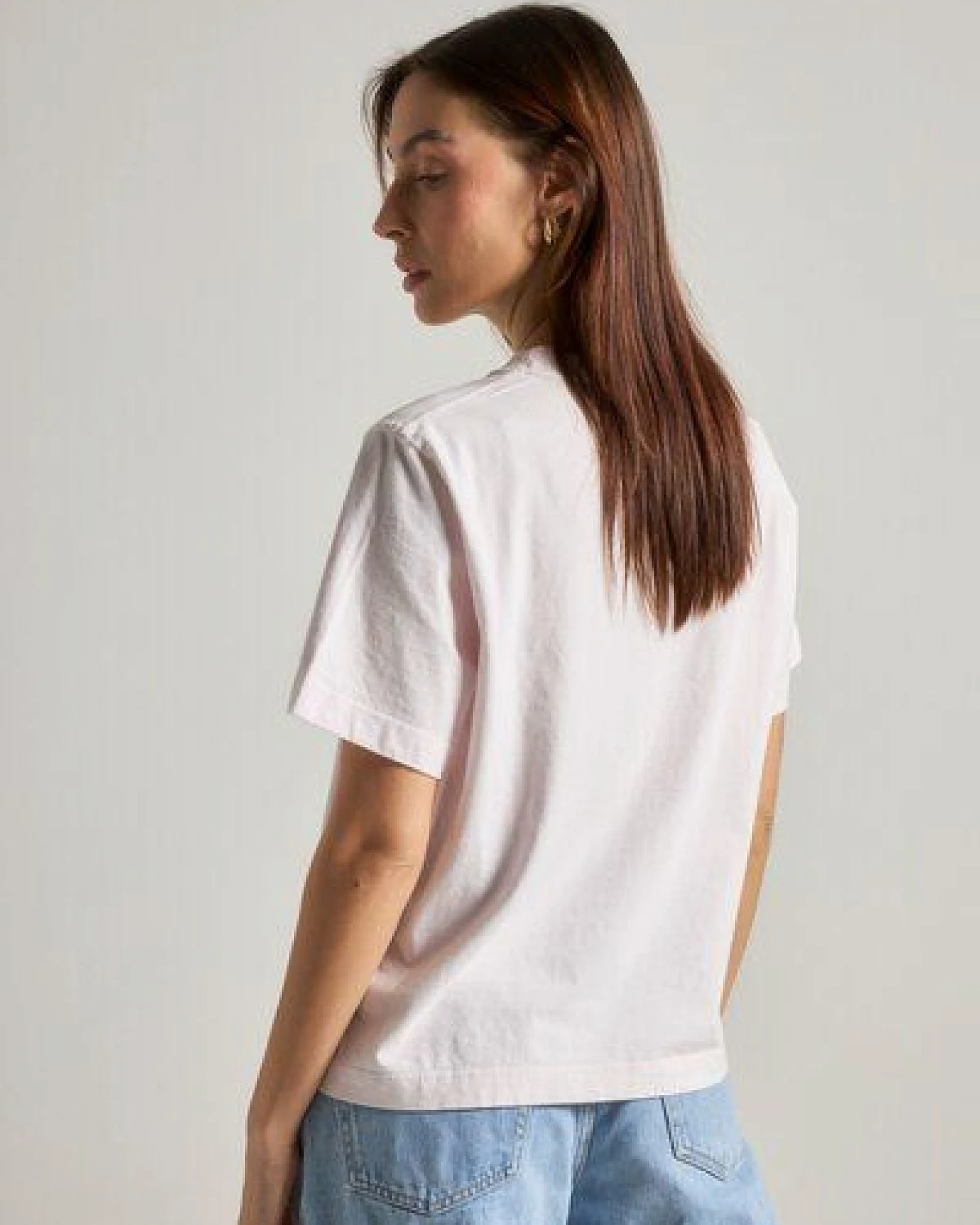 Trendsplant Women’s Essential Sunwashed T-Shirt Calcite – Ansicht 3