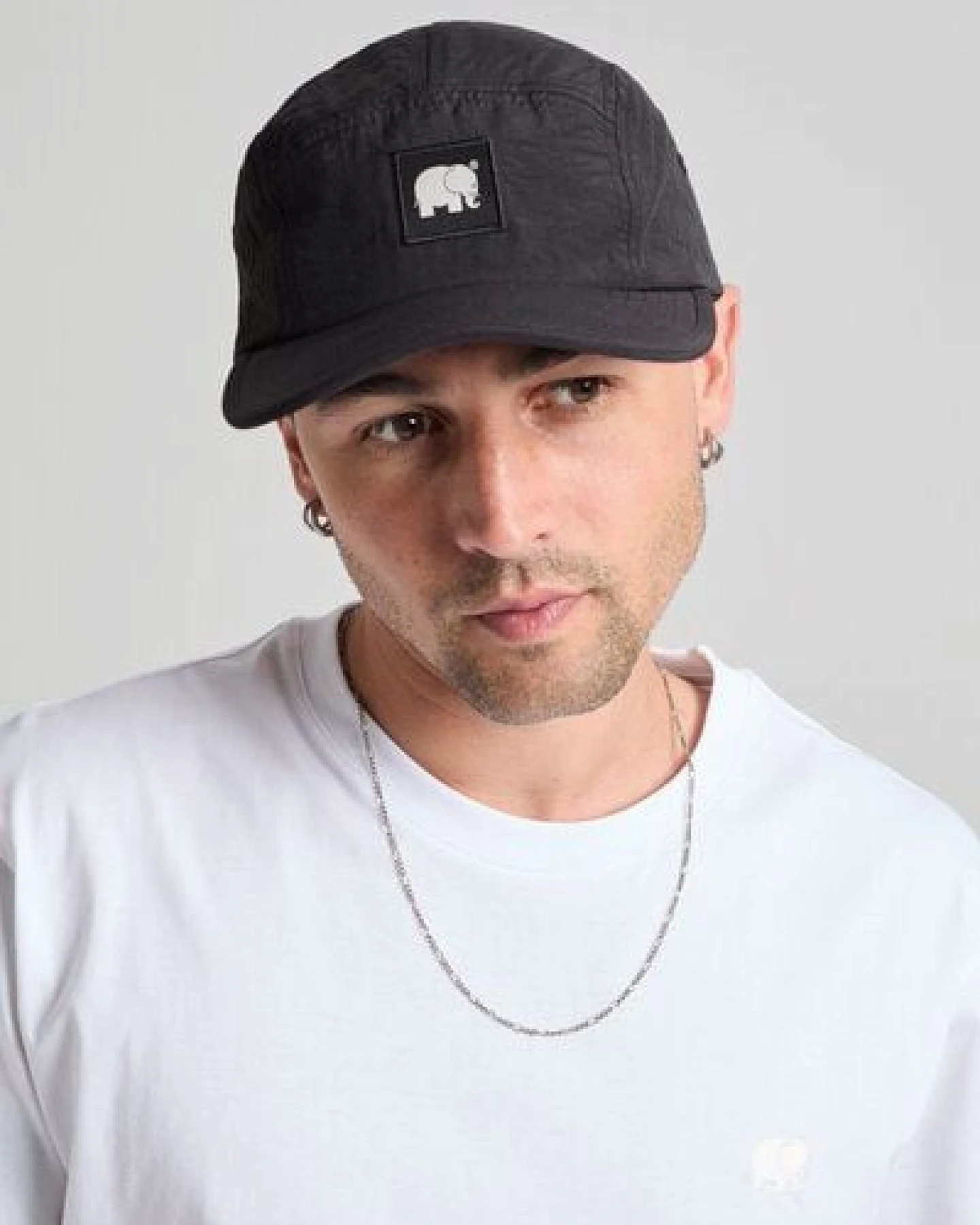 Trendsplant Water Repellent Nylon Five Panel Cap Black – Ansicht 4