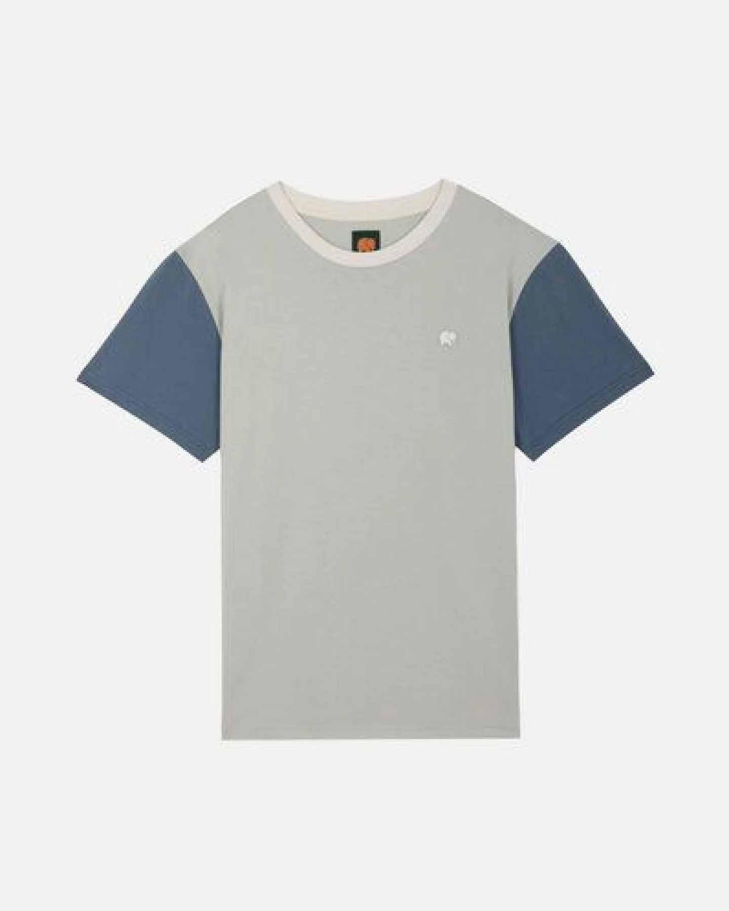 Trendsplant Color Block T-Shirt Coastal Fog – Ansicht 2
