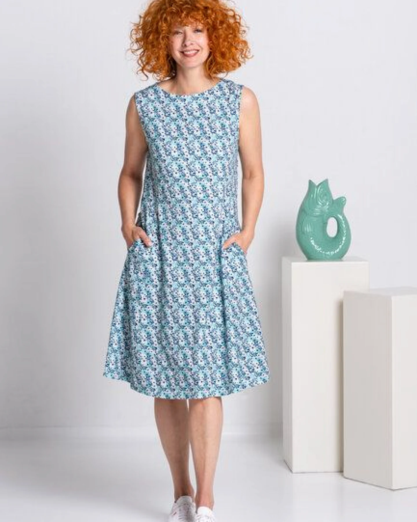 Heidekönigin Ärmelloses Jerseykleid – Ansicht 2