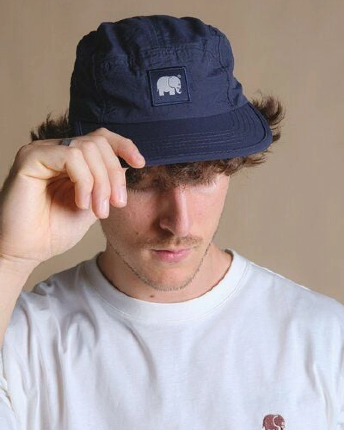 Water Repellent Nylon Five Panel Cap Trendsplant Blue – Ansicht 4