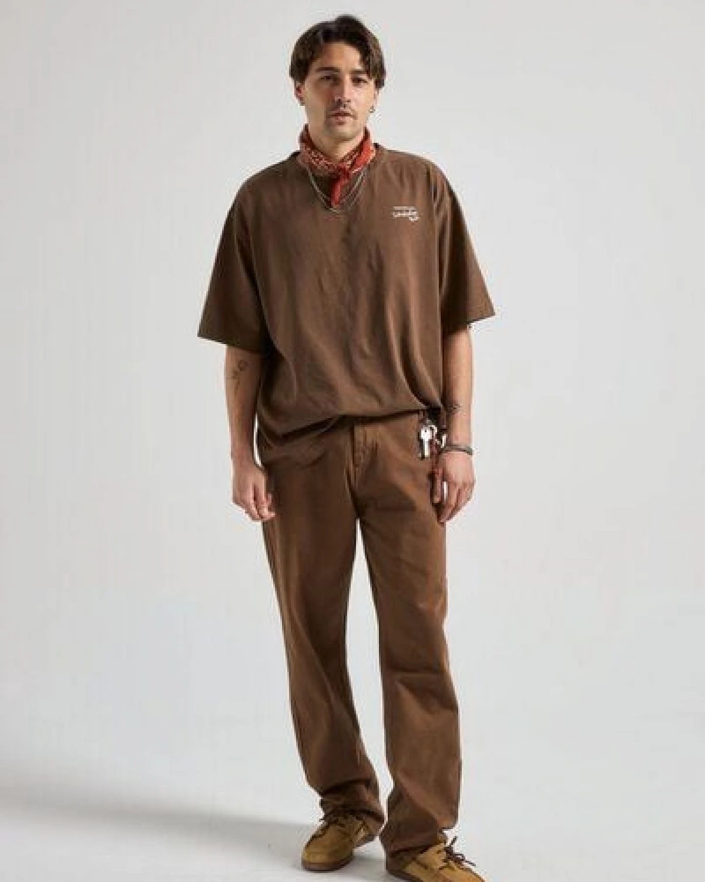 Trendsplant Bench Oversized T-Shirt Saddle Brown – Ansicht 4