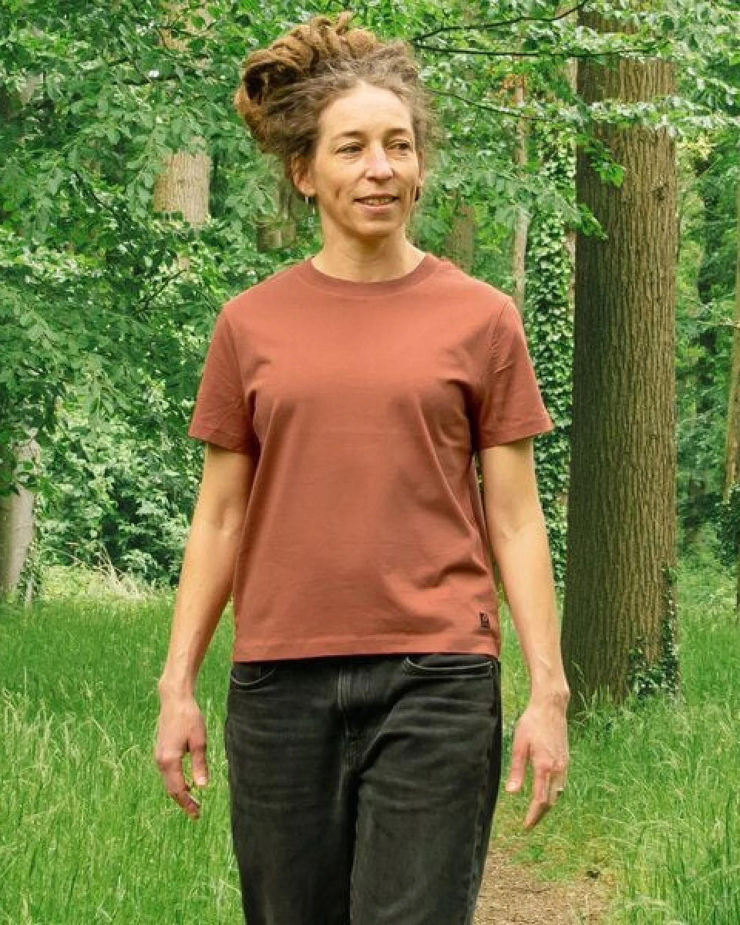 Cmig Damen T-Shirt Kaffee-Hörnchen für Espressoliebhaber – Ansicht 4