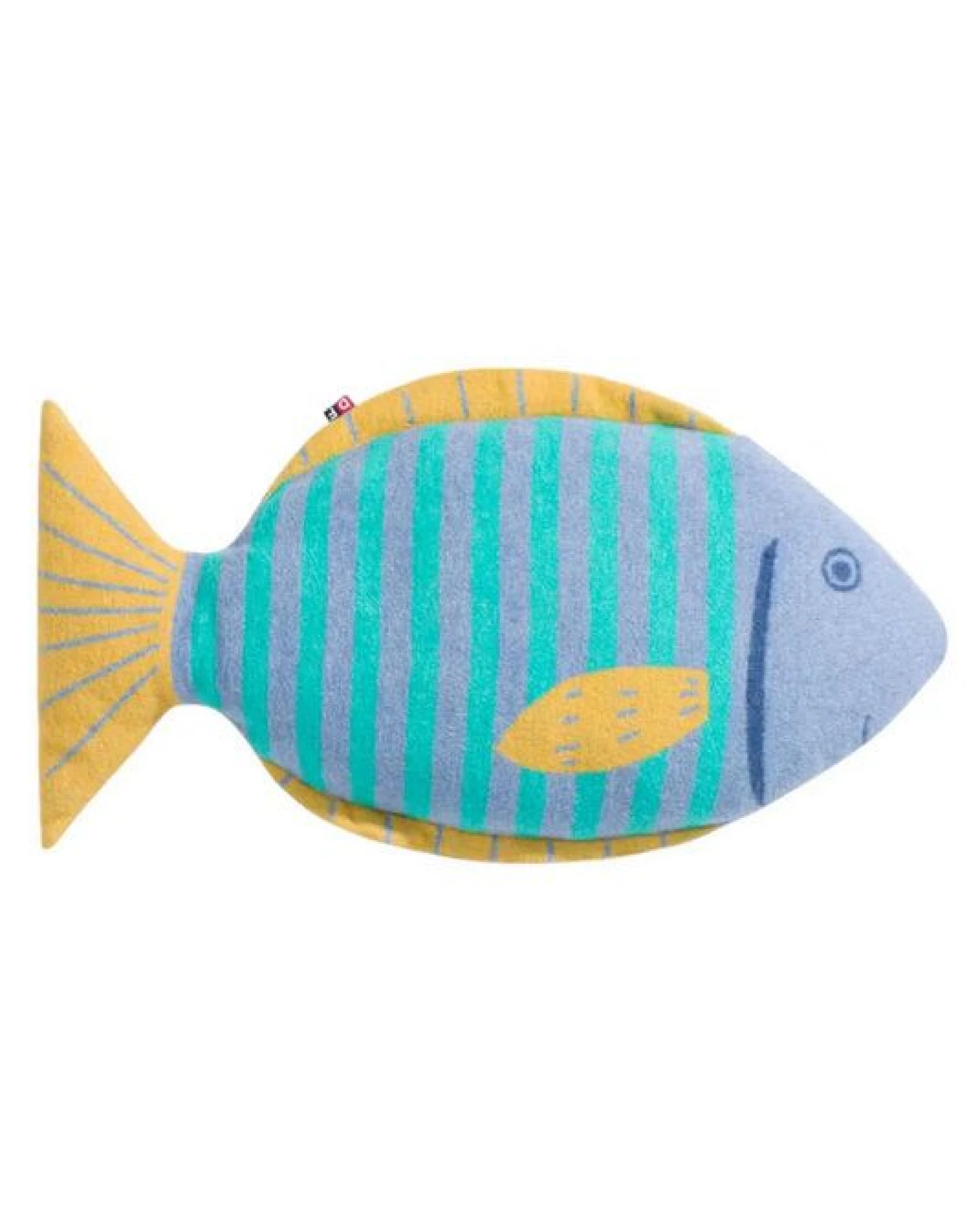 David Fussenegger Großes Kissen „Fisch“, 30 x 45 cm aus Recycling-Baumwolle – Ansicht 2