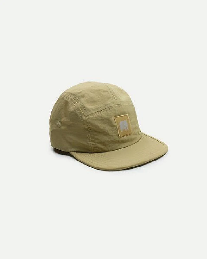 Trendsplant Water Repellent Nylon Five Panel Cap Sand