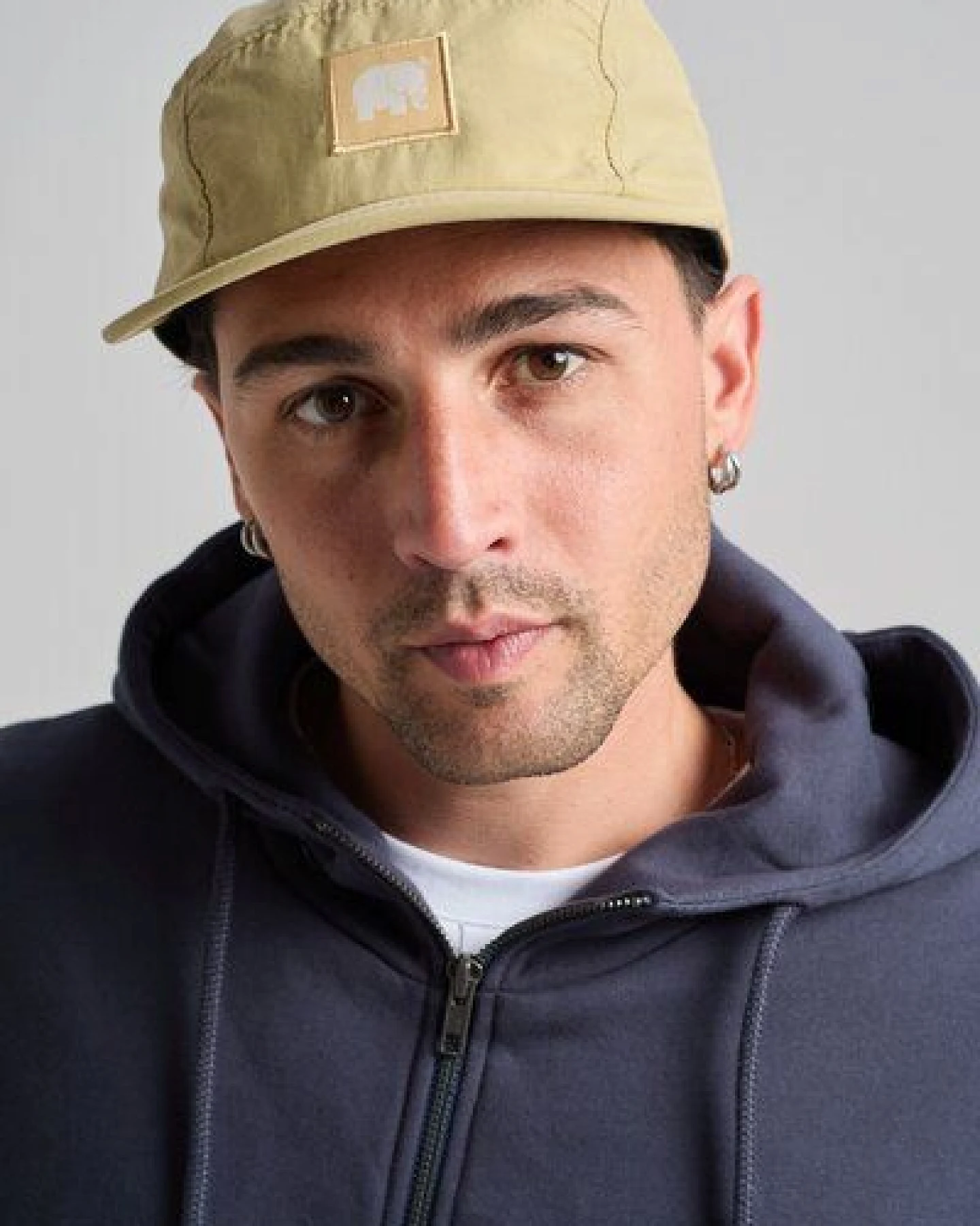 Trendsplant Water Repellent Nylon Five Panel Cap Sand – Ansicht 2