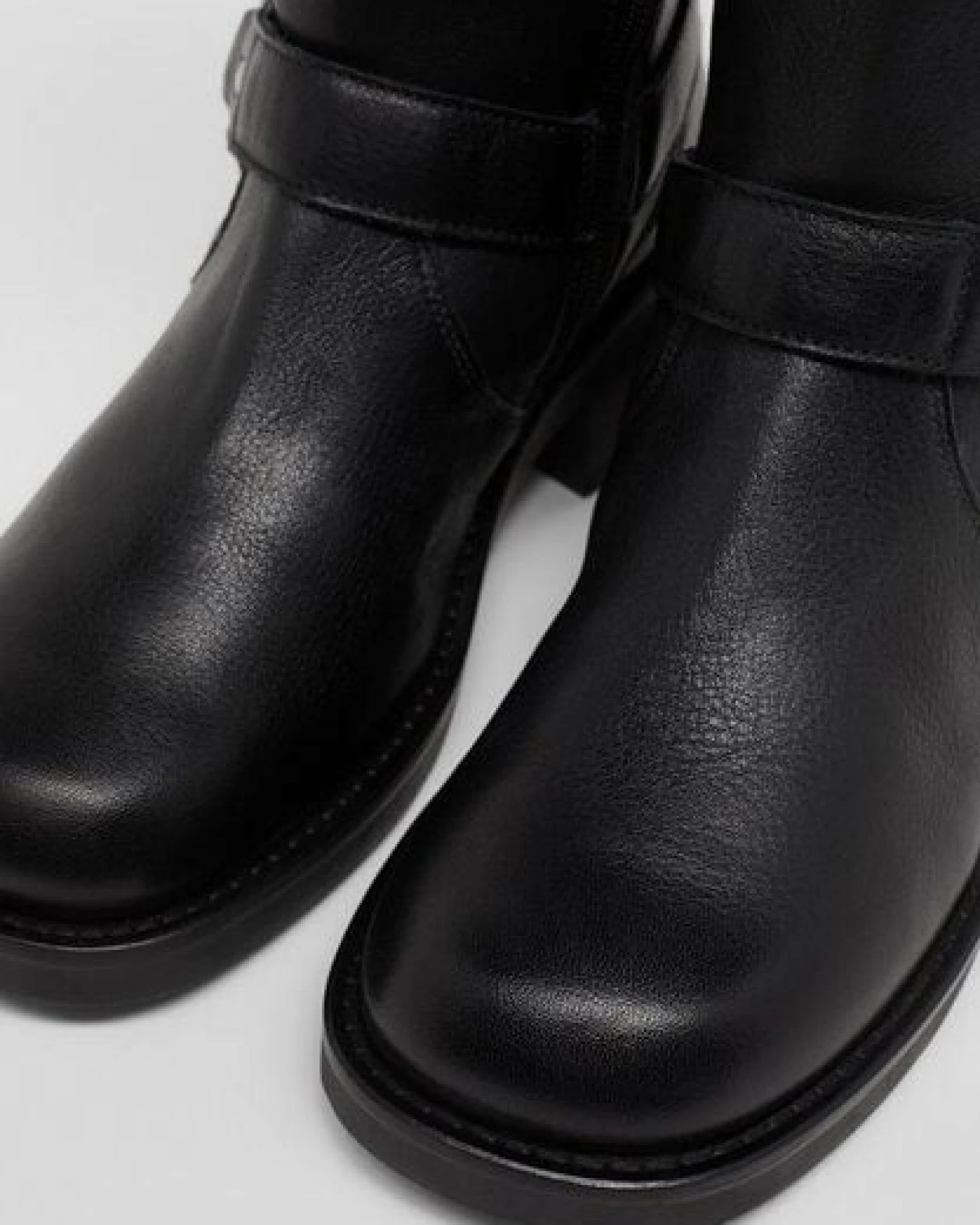 LANIUS Biker Boot aus vegetabil gegerbtem Leder – Ansicht 3