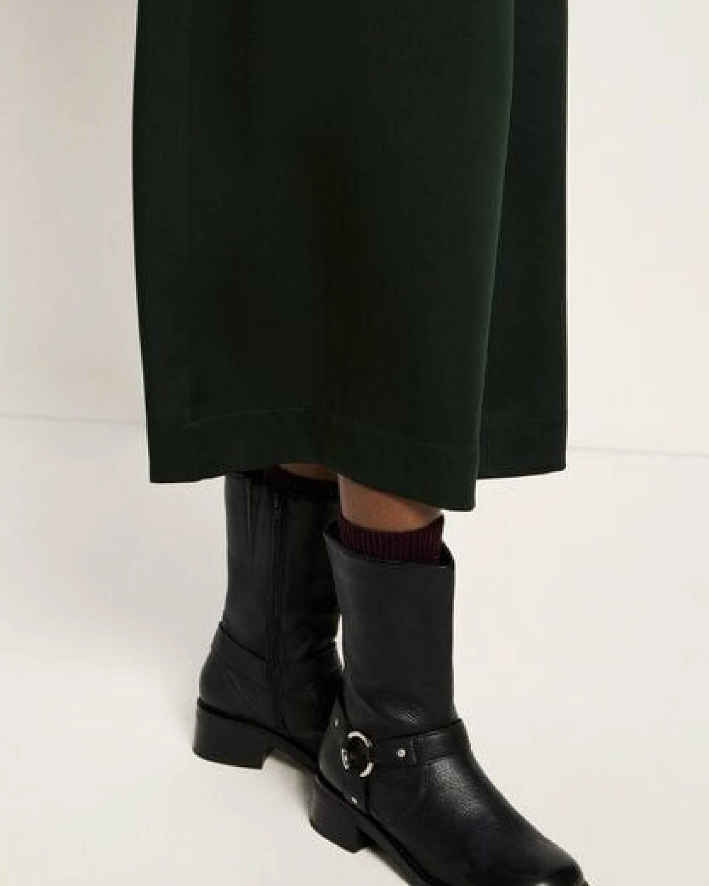 LANIUS Biker Boot aus vegetabil gegerbtem Leder – Ansicht 2