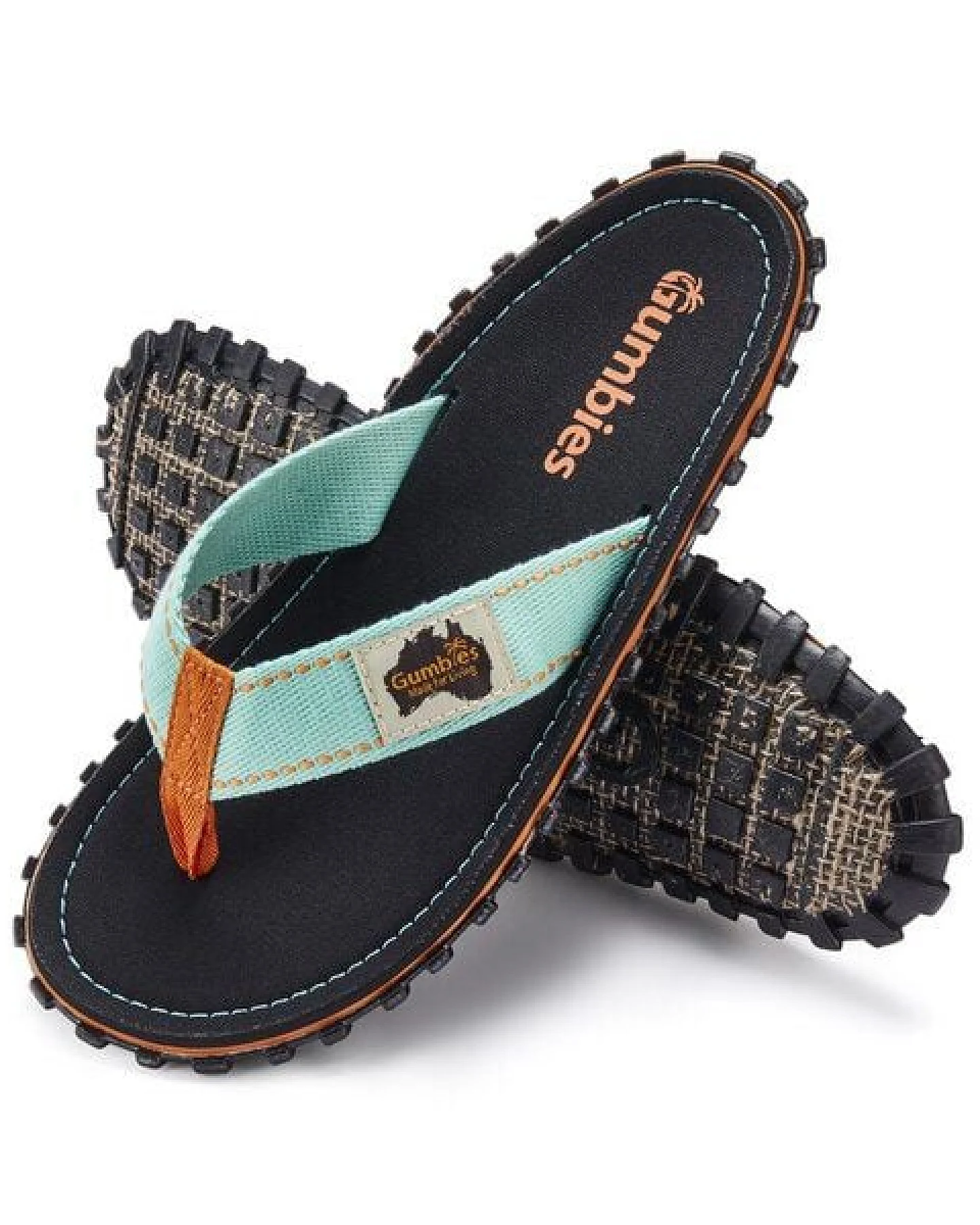 GUMBIES Tricolor Black – Nachhaltige Zehentrenner – Ansicht 2