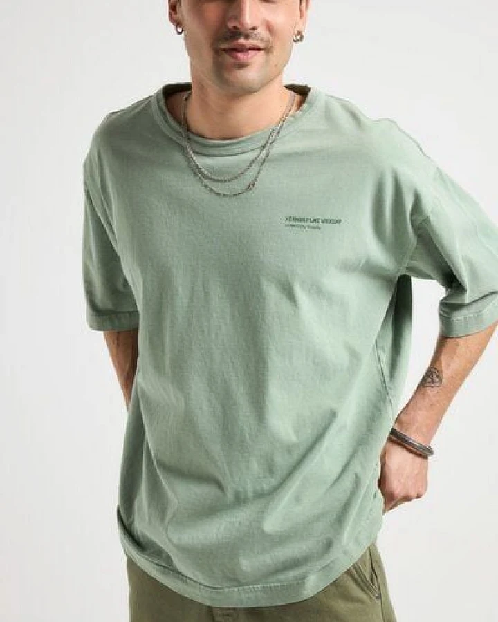Trendsplant Core Oversized T-Shirt Hedge Green