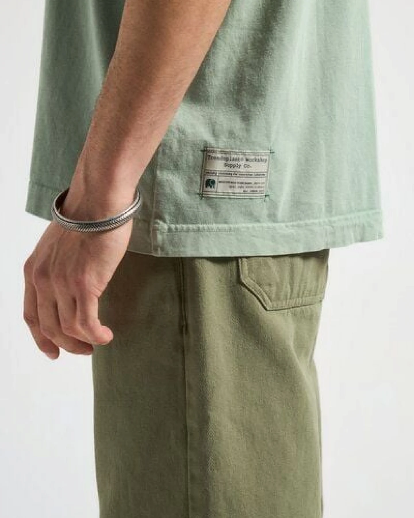 Trendsplant Core Oversized T-Shirt Hedge Green – Ansicht 4