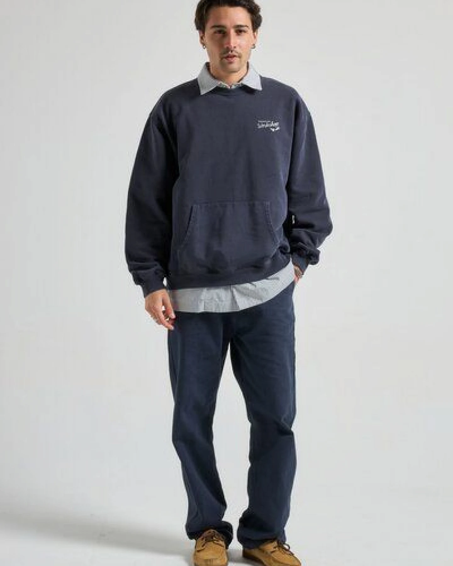 Trendsplant The Garage Sweatshirt Baritone Blue – Ansicht 4