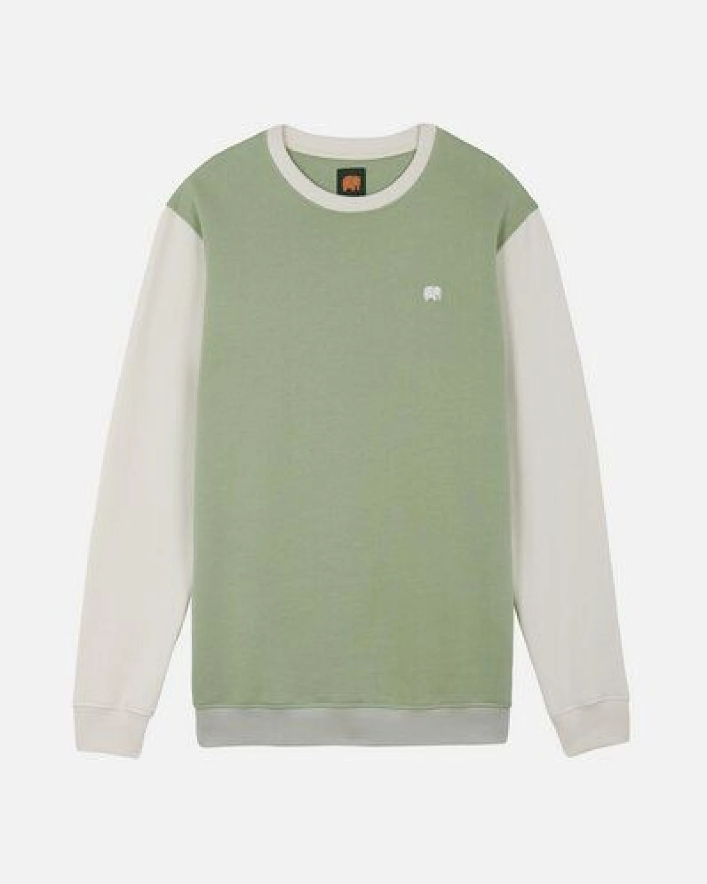Trendsplant Color Block Sweatshirt Salted Moss – Ansicht 2