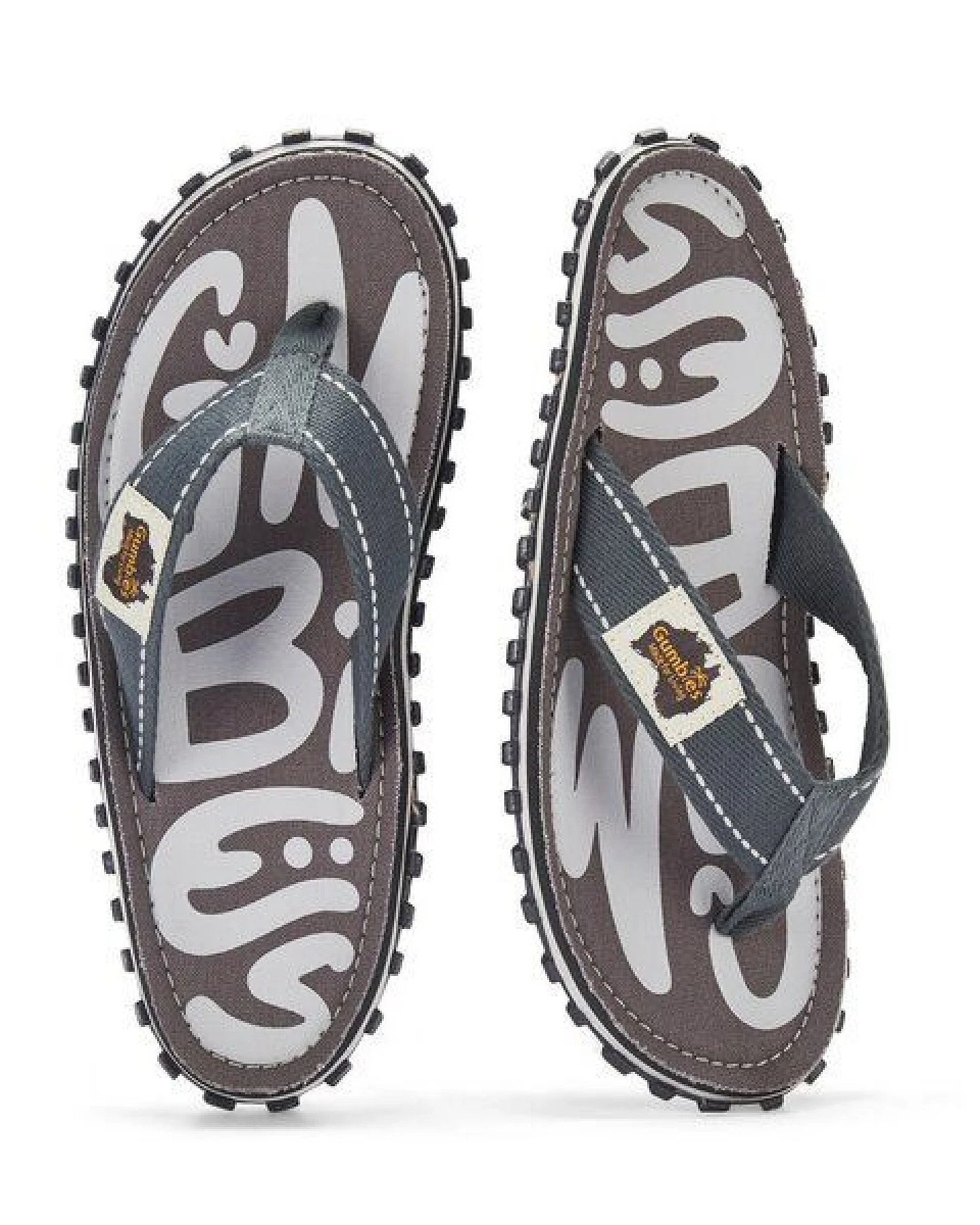 GUMBIES Urban Grey – Nachhaltige Zehensandalen für Damen und Herren – Ansicht 3