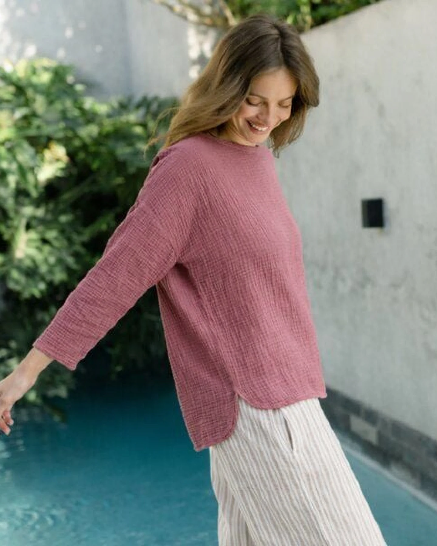 NORDLICHT Musselin Longsleeve Ilvy aus 100% Bio-Baumwolle – Ansicht 4