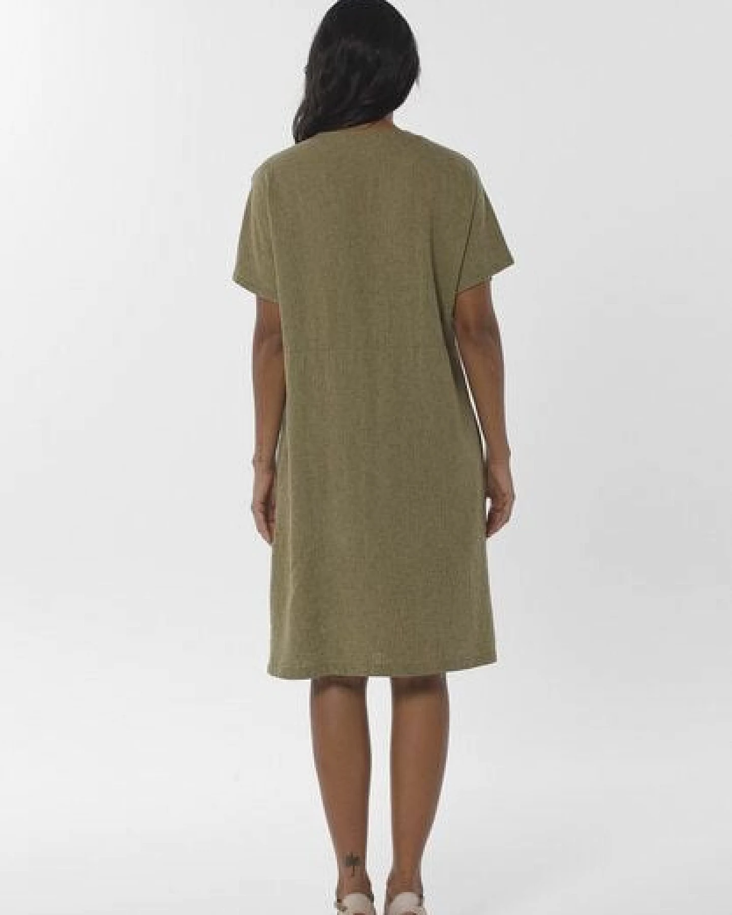 ORGANICATION Kleid aus LENZING ECOVERO Viskose und Leinen – Ansicht 4