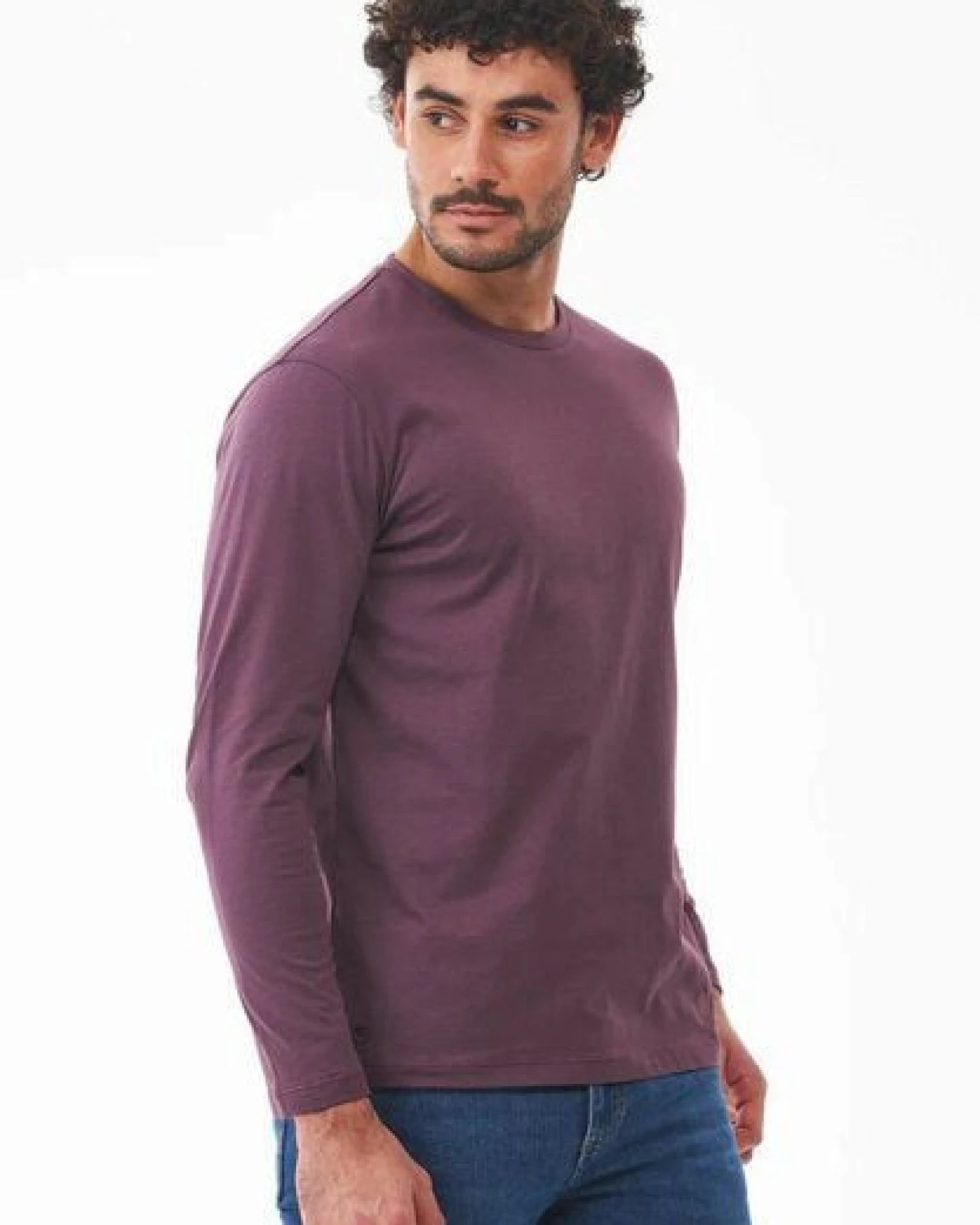 ORGANICATION Langarmshirt aus Bio-Baumwolle – Ansicht 3