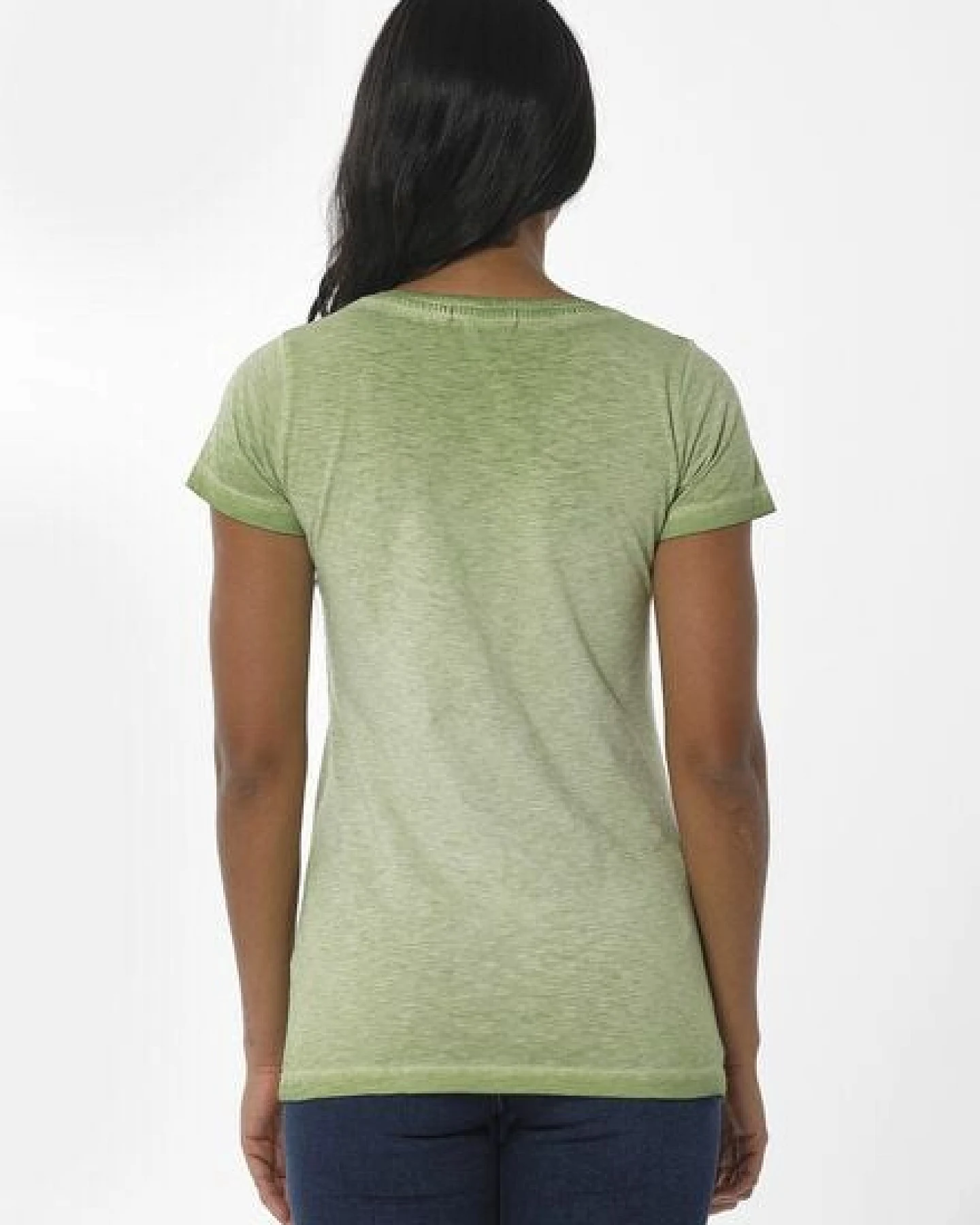 ORGANICATION Cold Pigment Dyed T-Shirt aus Bio-Baumwolle mit Print – Ansicht 4