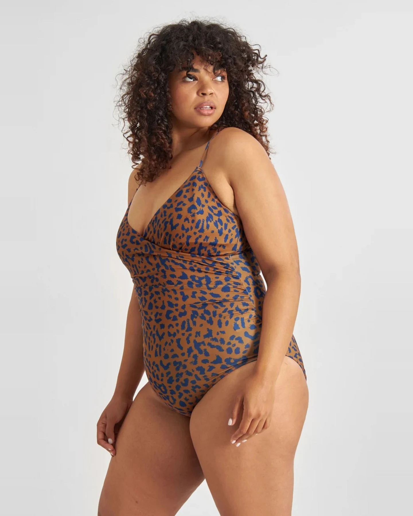 Badeanzug Klinte Leopard Braun – Ansicht 5
