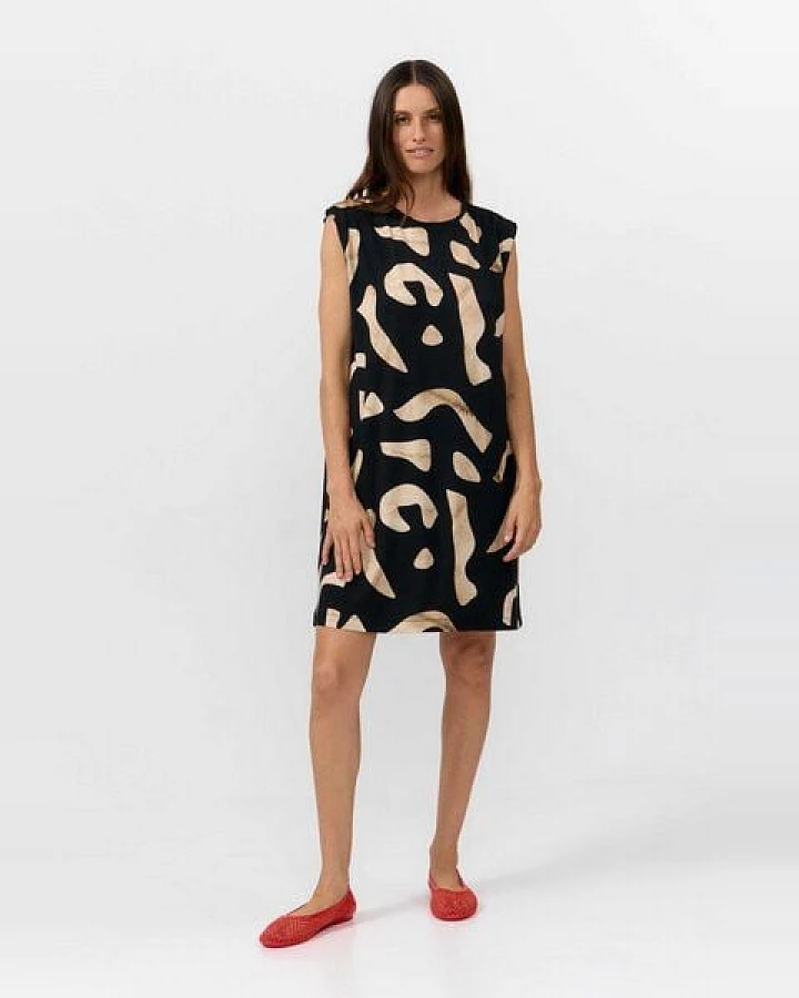 Suite13lab Damen-Kurzkleid SHIRE im Stones-Print
