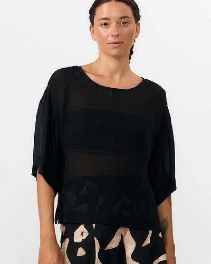 Suite13lab 3/4-Armbluse SELLA Chiffon